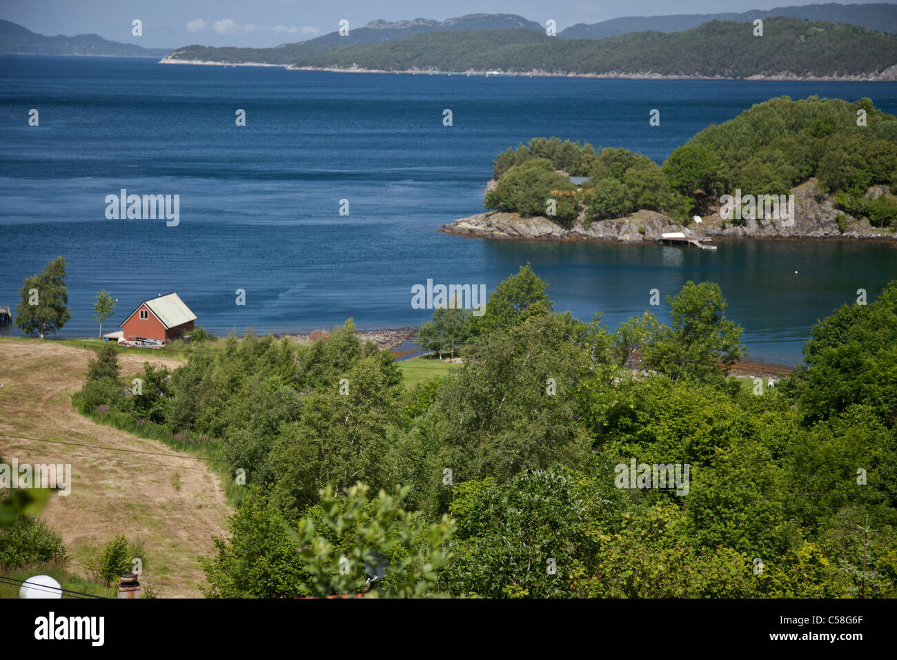 Landscape, Norway, Scandinavia, fjord, Nordic, landscape, water Stock Photo