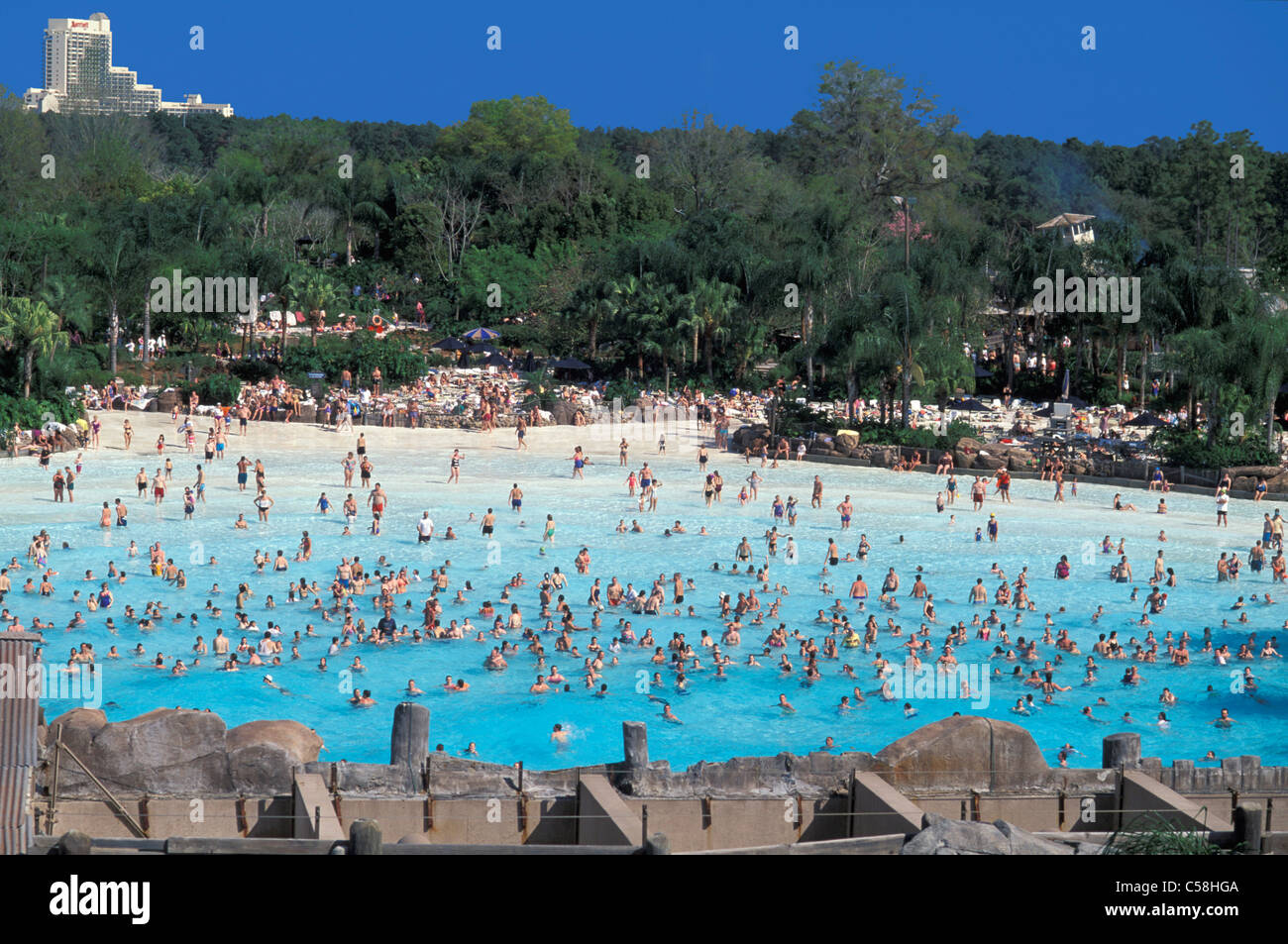 Typhoon Lagoon, Walt Disney World, Orlando, Florida, USA, United States, America, swimming pool, Stock Photo