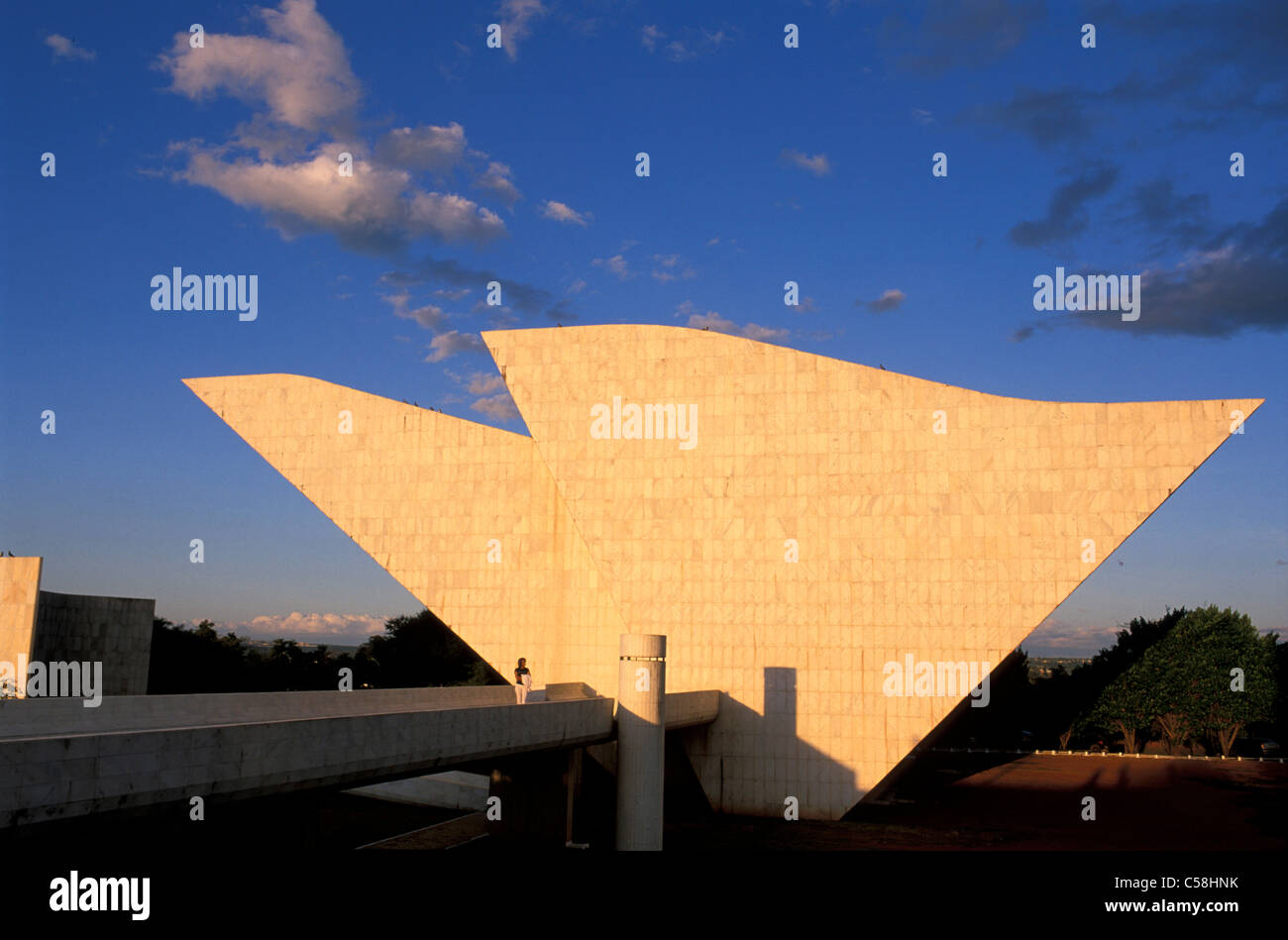 Panteao de Patria, Espaco Lucio Costa, Brasilia, Brazil, South America, building, architecture Stock Photo