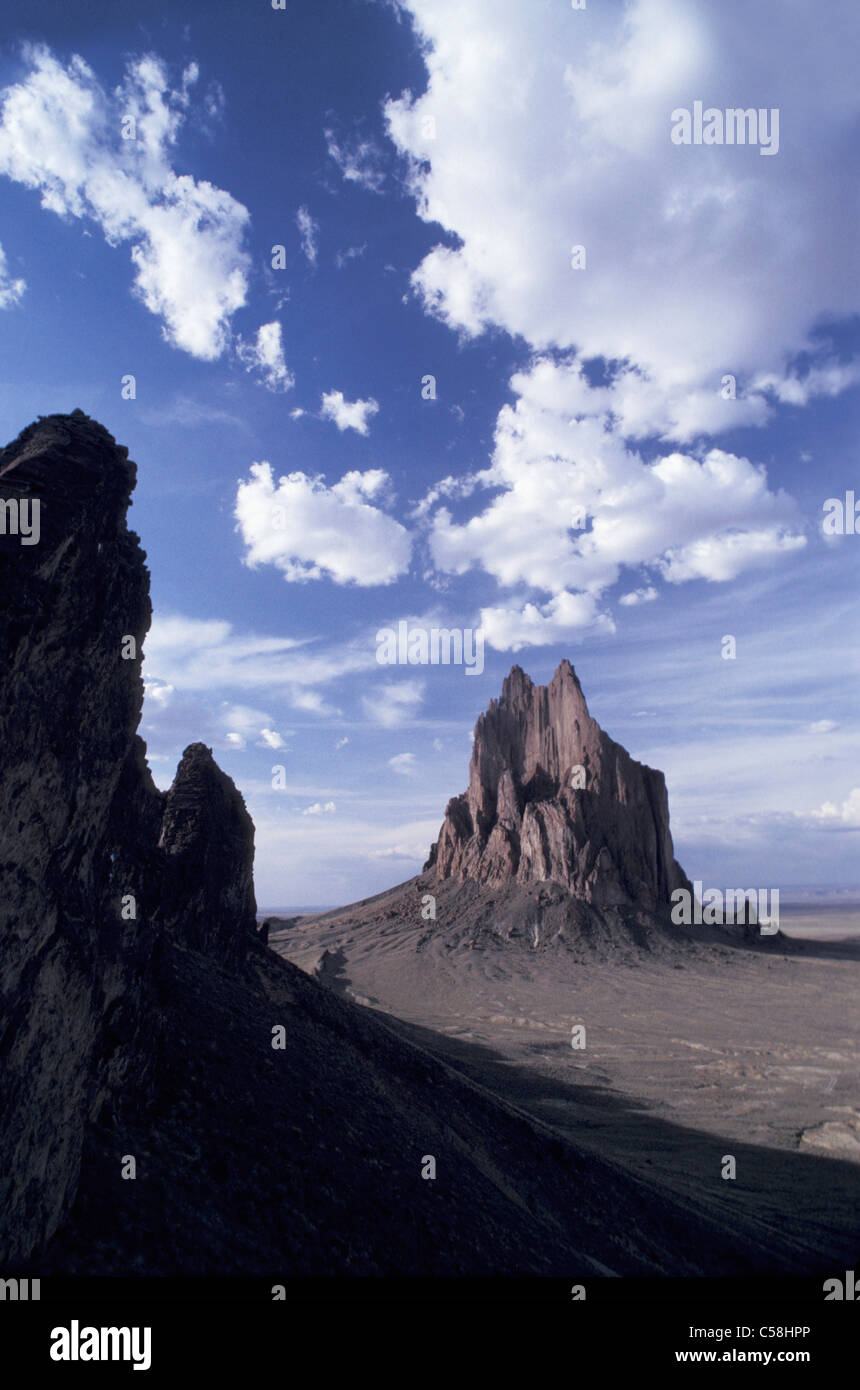 Ship Rock, Navajo Indian Reservation, New Mexico, USA, United States