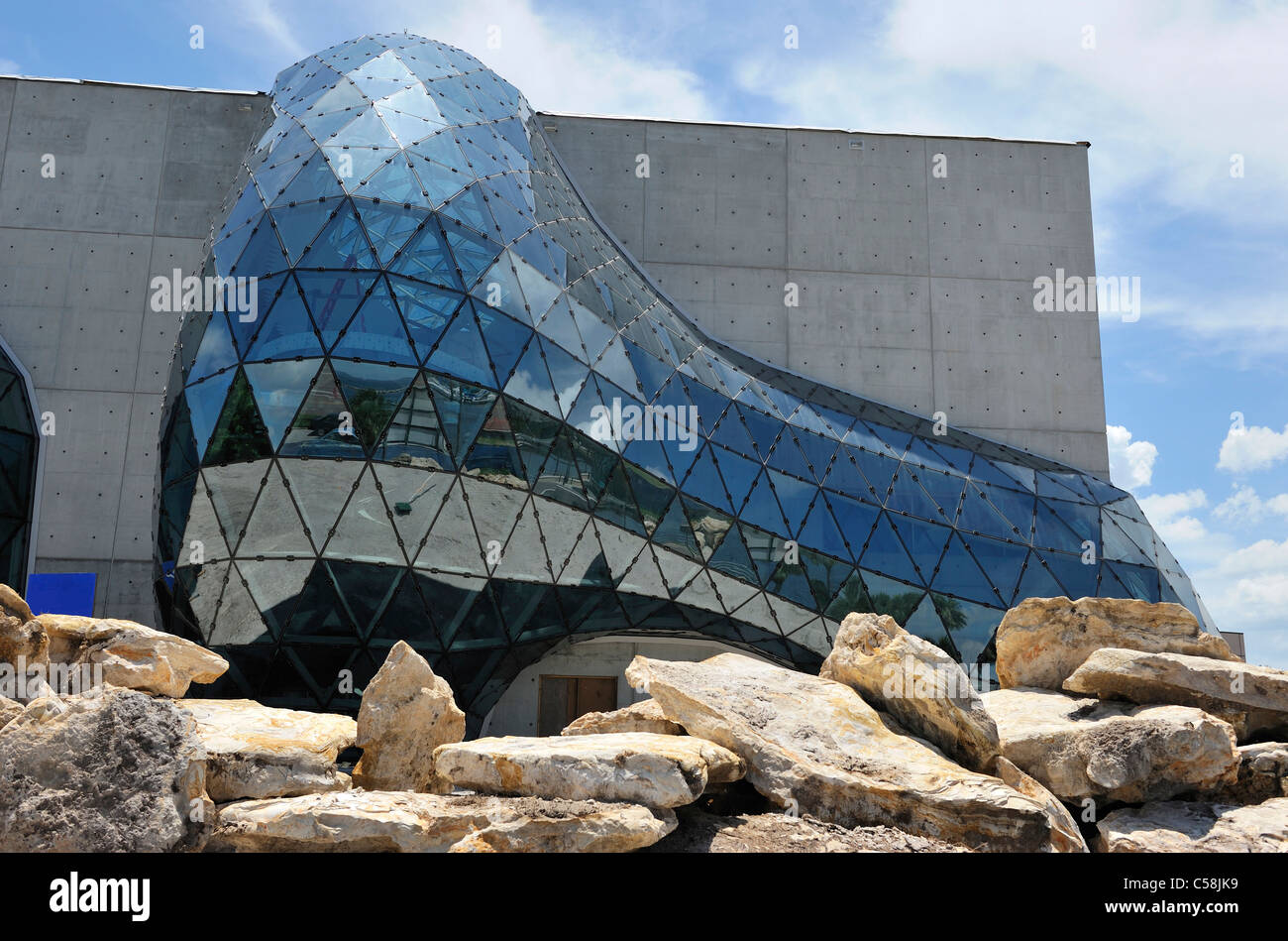 New Salvador Dali Museum, St. Petersburg, Florida, USA, United States, America, glass, museum Stock Photo