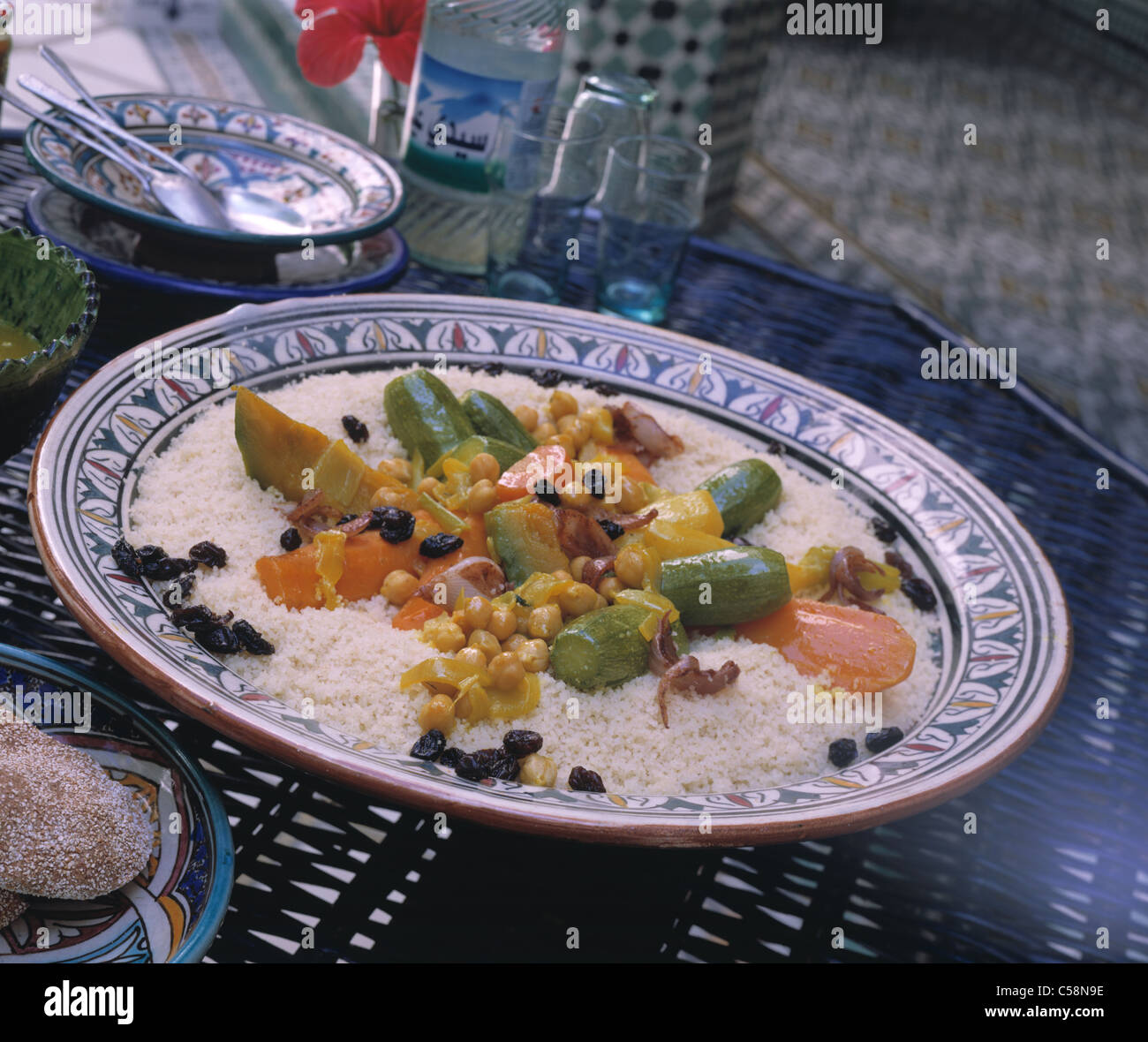Vegetable couscous Stock Photo Alamy