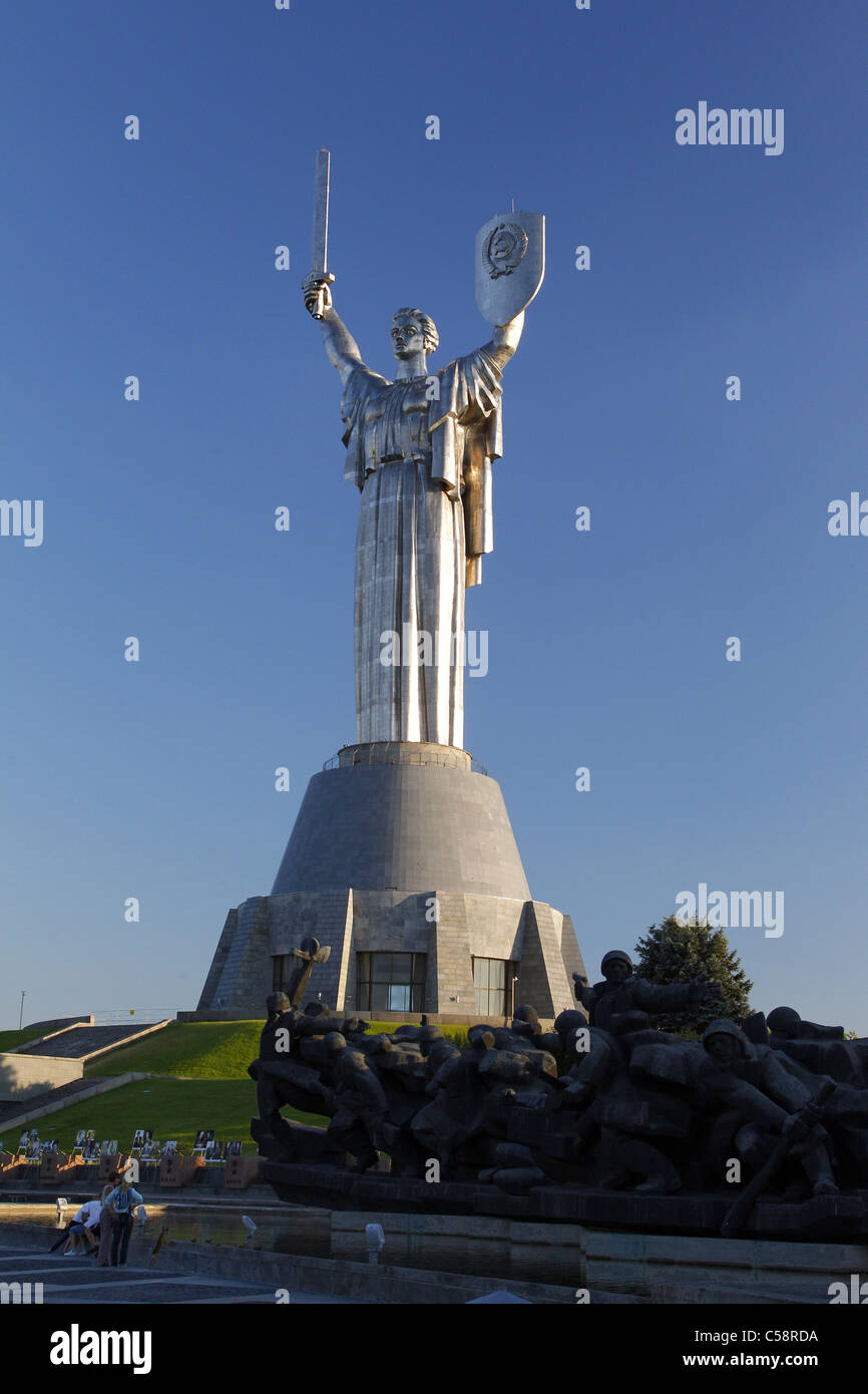 STATUE OF THE MOTHERLAND KIEV UKRAINE 15 June 2011 Stock Photo Alamy