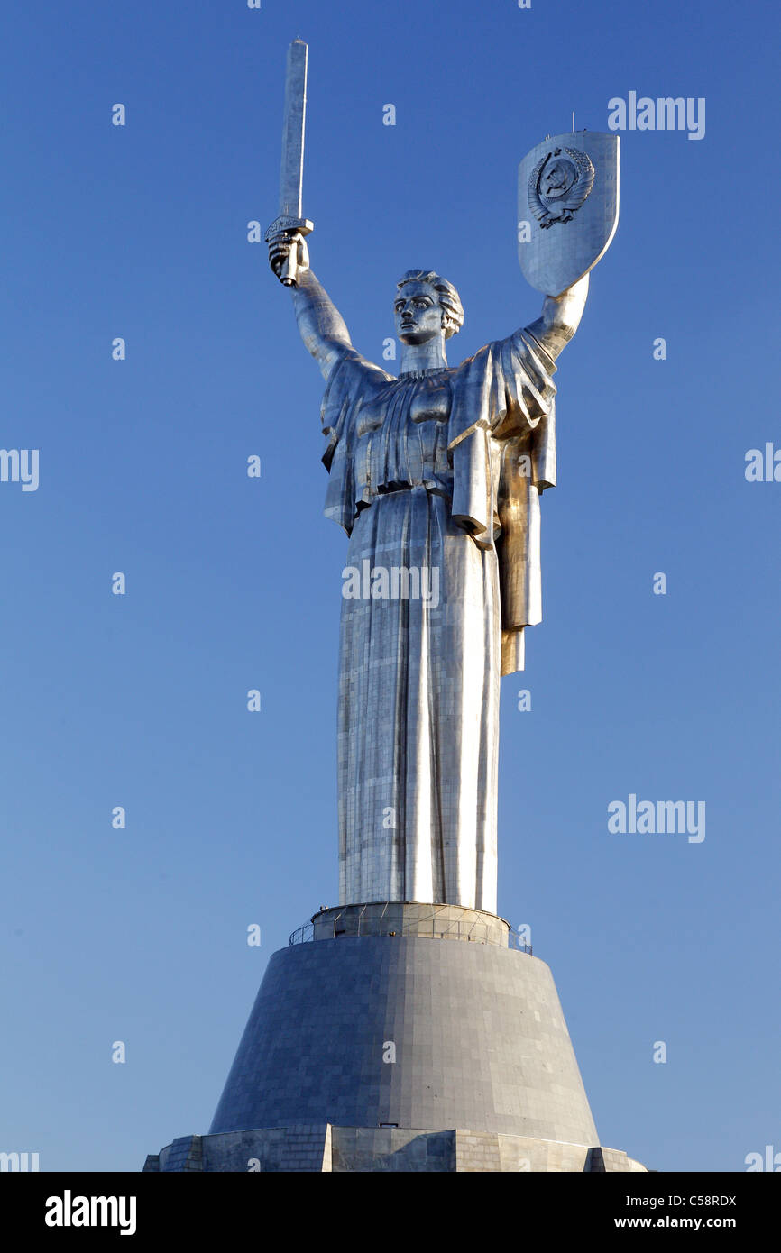 STATUE OF THE MOTHERLAND KIEV UKRAINE 15 June 2011 Stock Photo Alamy