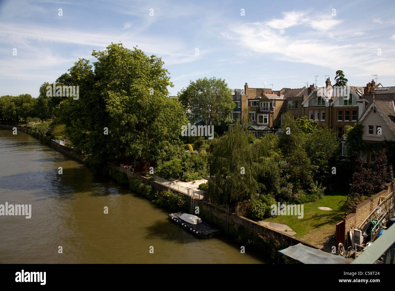 river thames putney london england Stock Photo Alamy
