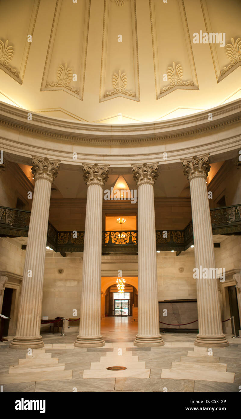 Federal Hall National Memorial Rotunda, New York Stock Photo