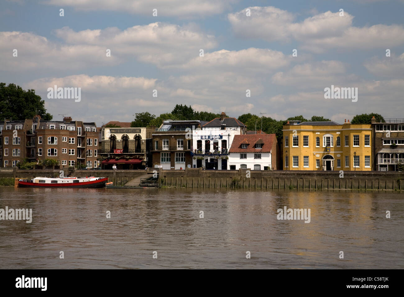 riverside properties hammersmith london england Stock Photo Alamy