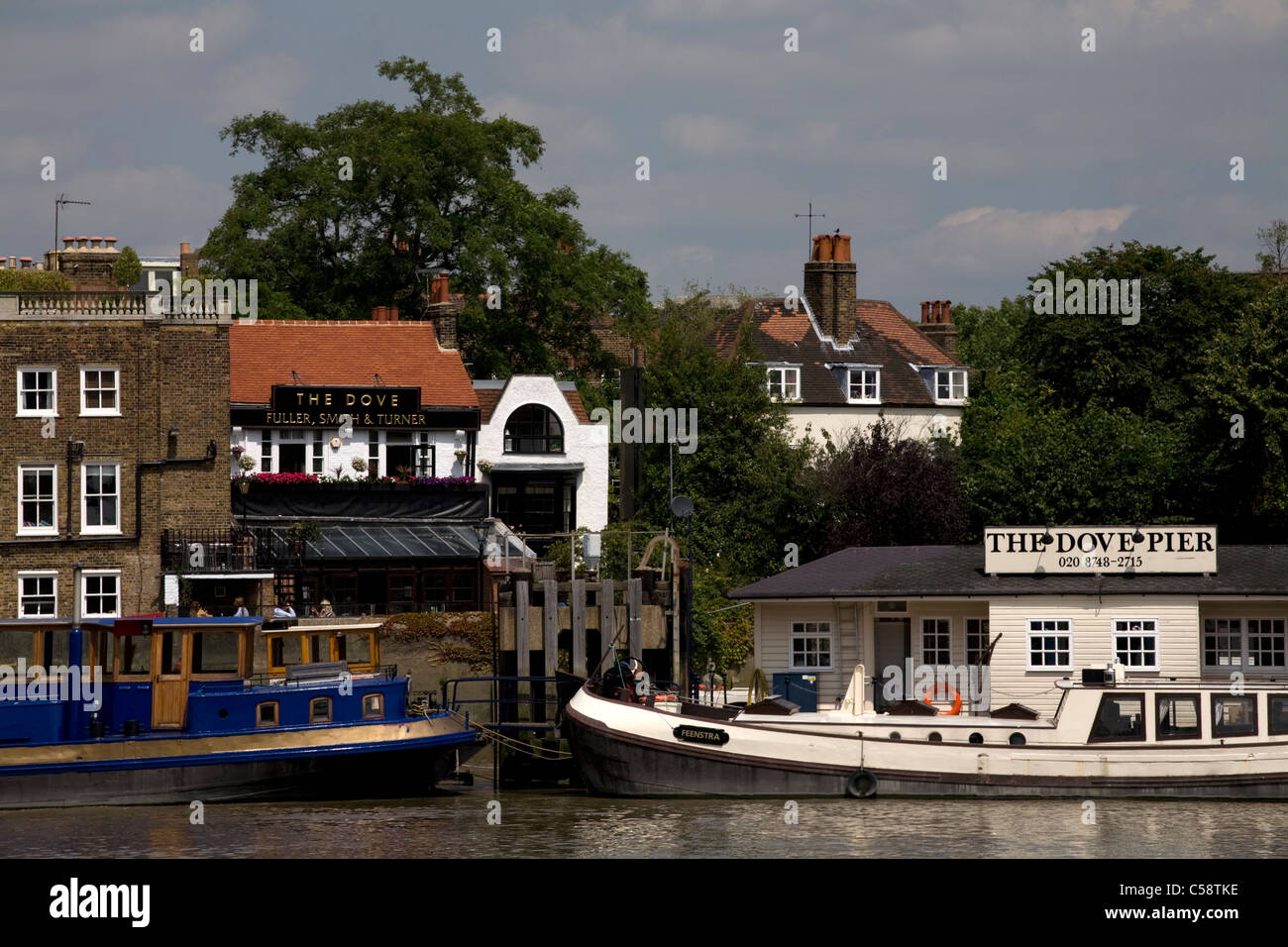 riverside properties hammersmith london england Stock Photo Alamy