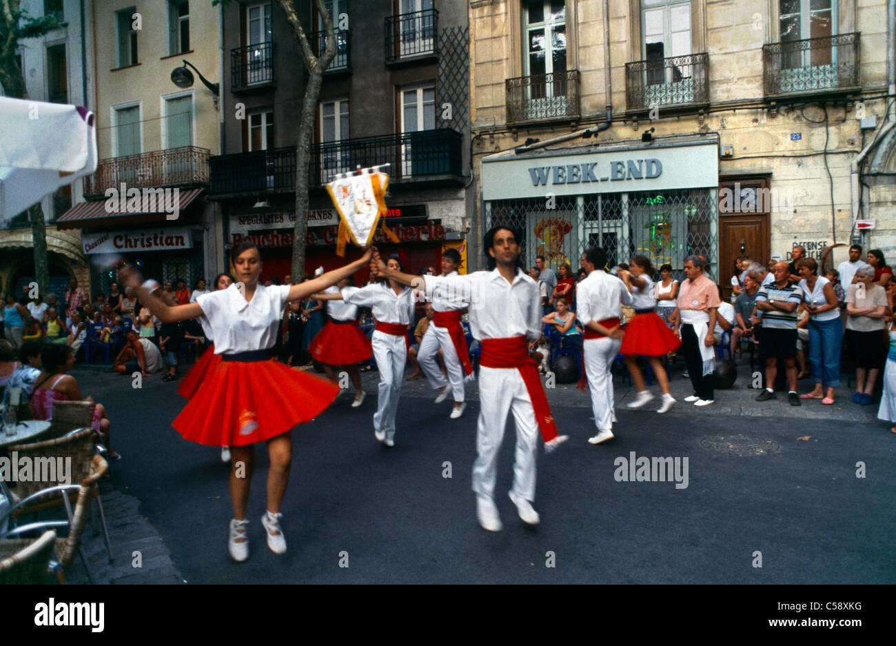 Ceret France Languedoc-Roussillon Festival De La Sardana Folk Dance ...