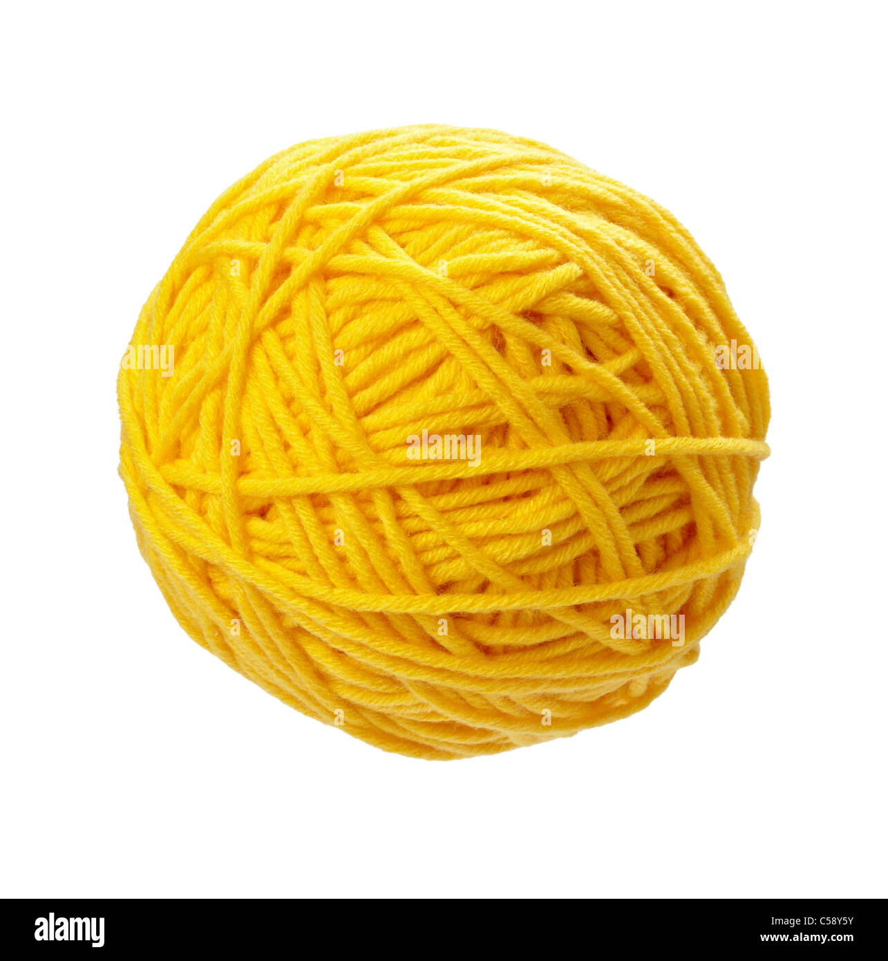 wool knitting Stock Photo