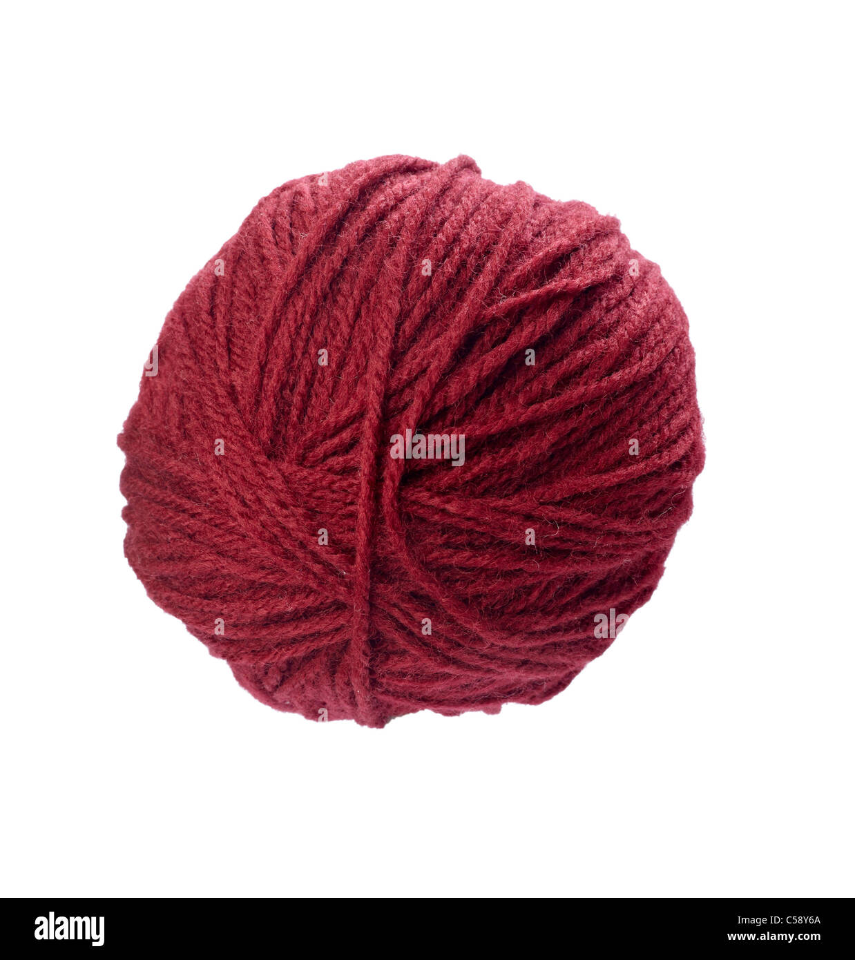 wool knitting Stock Photo
