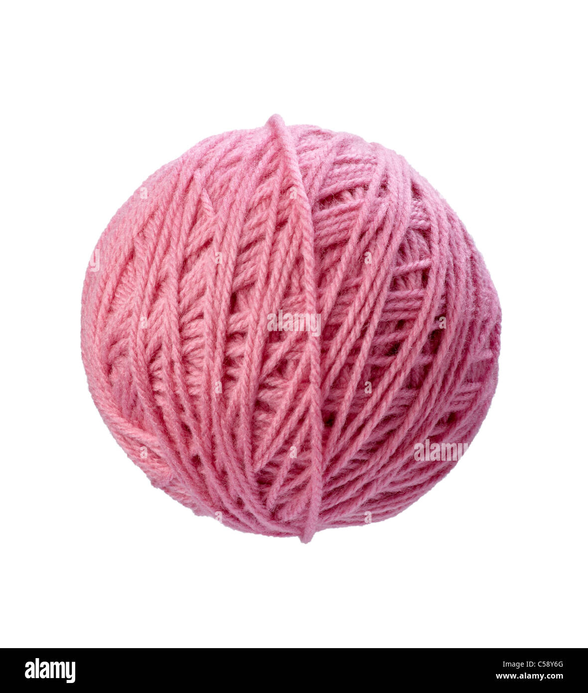 wool knitting Stock Photo