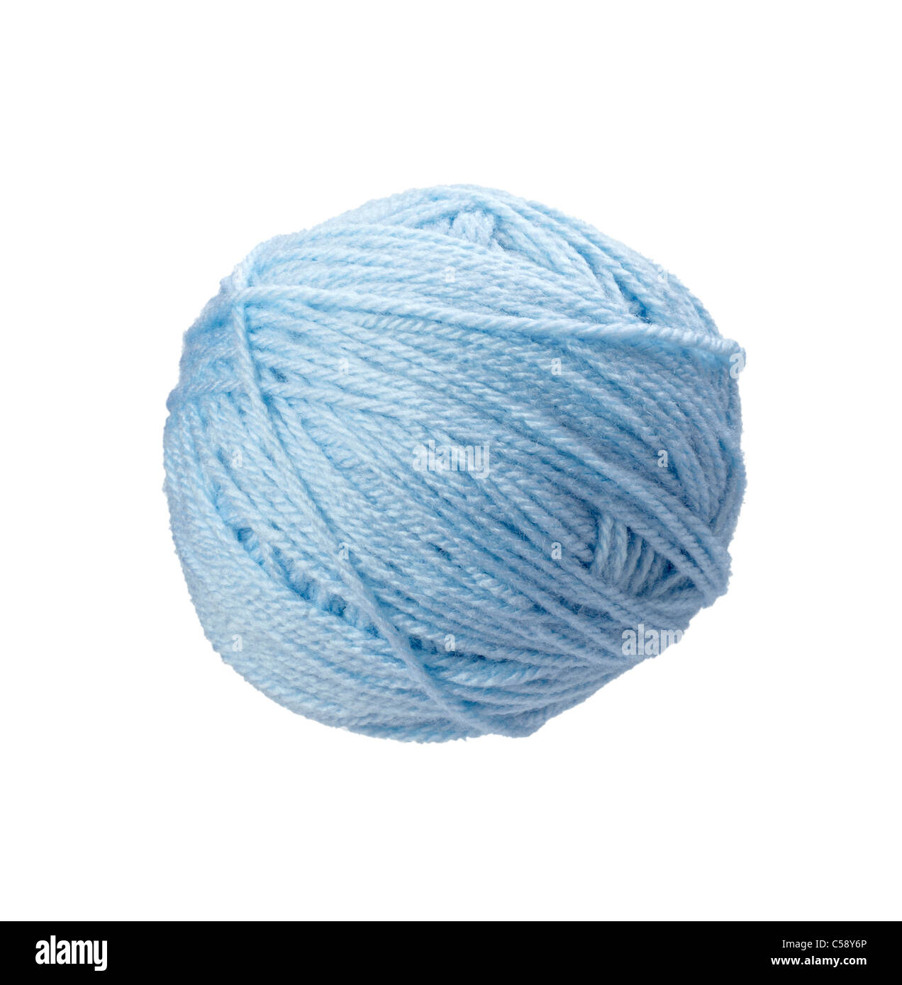 wool knitting Stock Photo