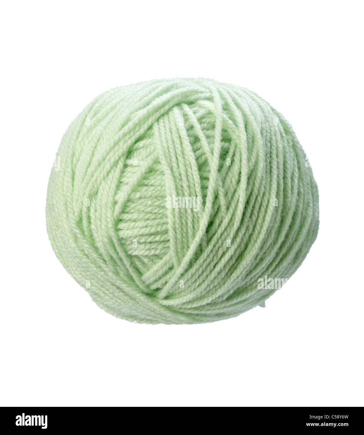 wool knitting Stock Photo