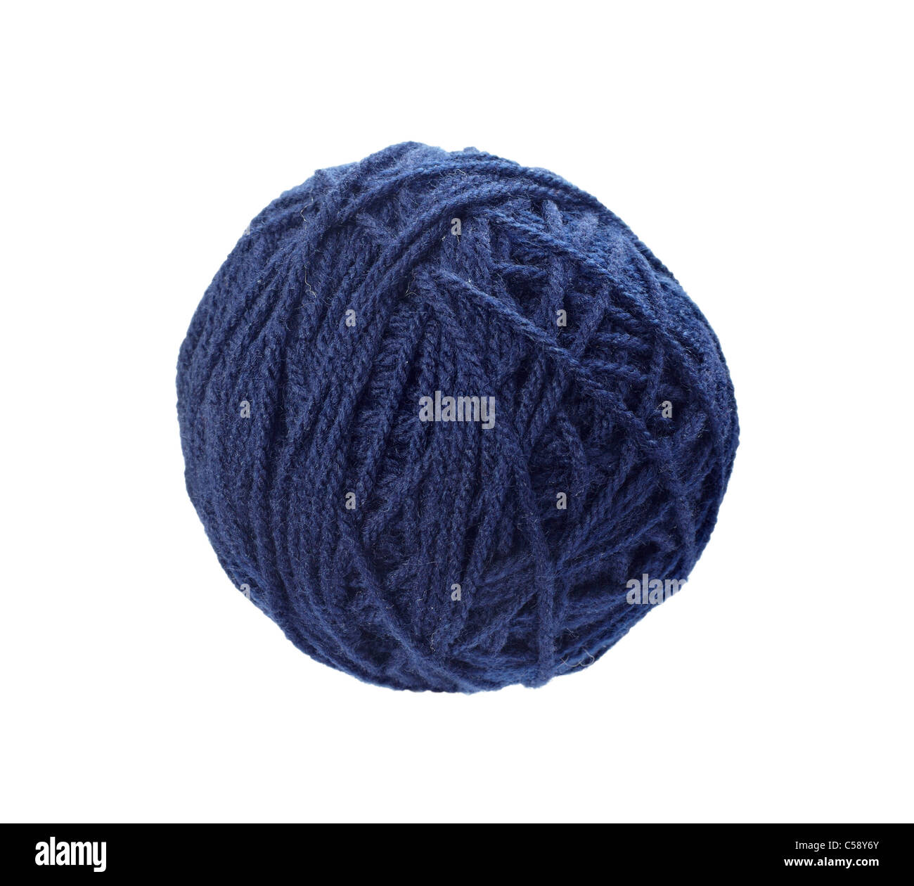 wool knitting Stock Photo