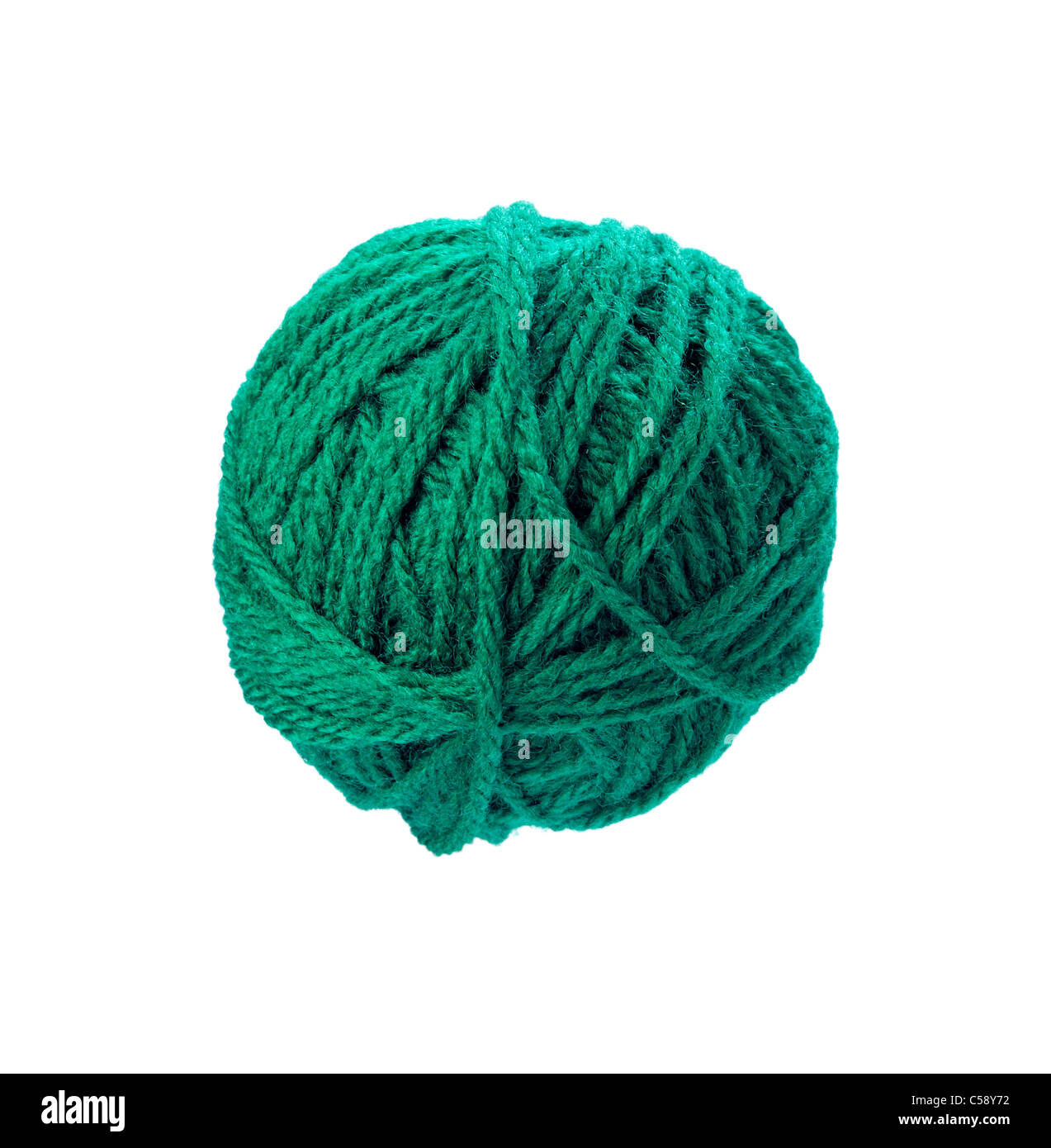 wool knitting Stock Photo
