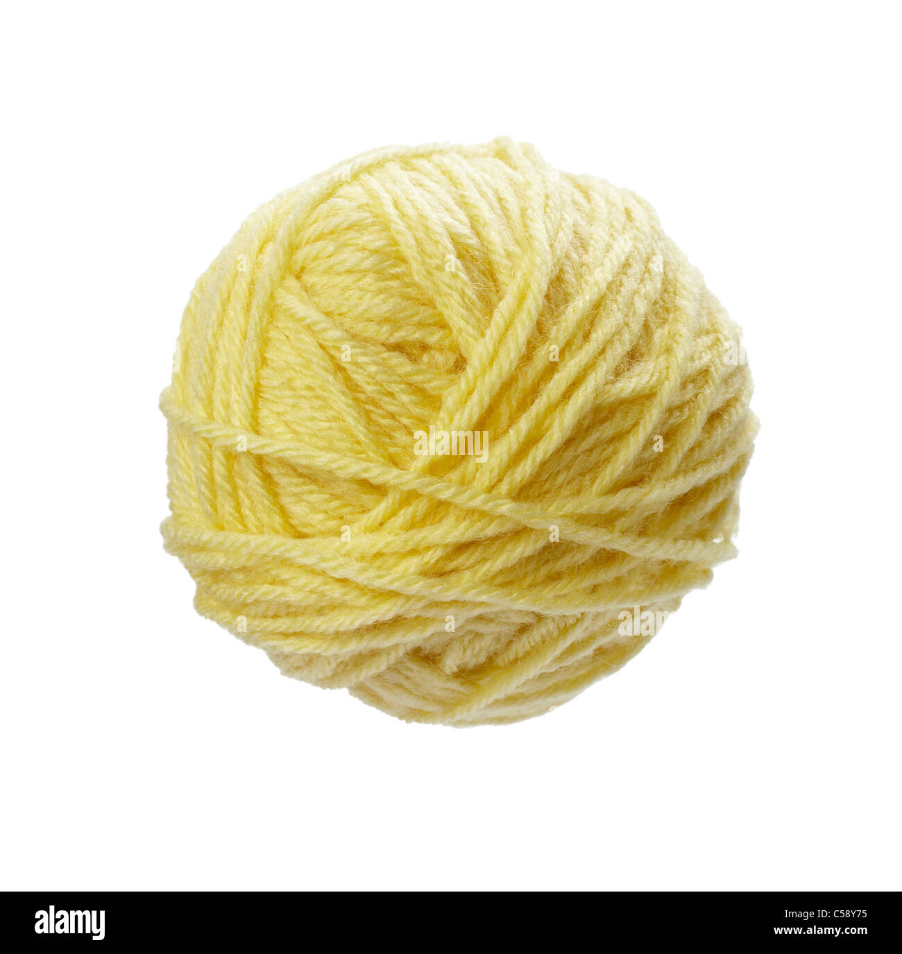wool knitting Stock Photo