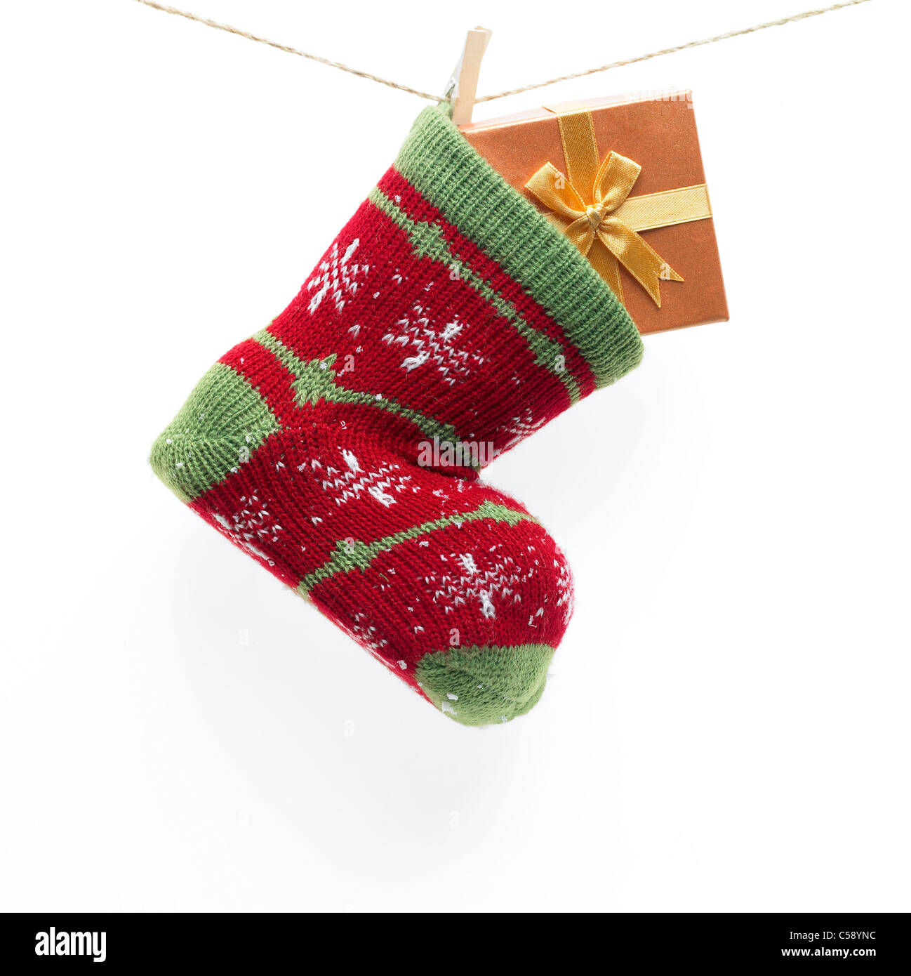 Stockings christmas Cut Out Stock Images & Pictures - Alamy