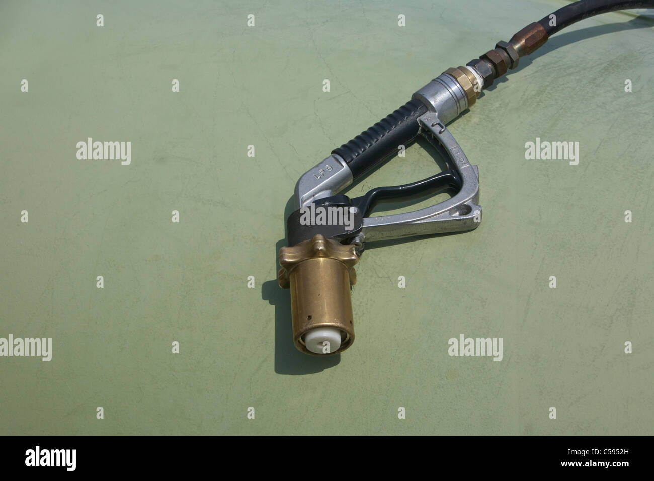 LPG Filler Nozzle Stock Photo Alamy