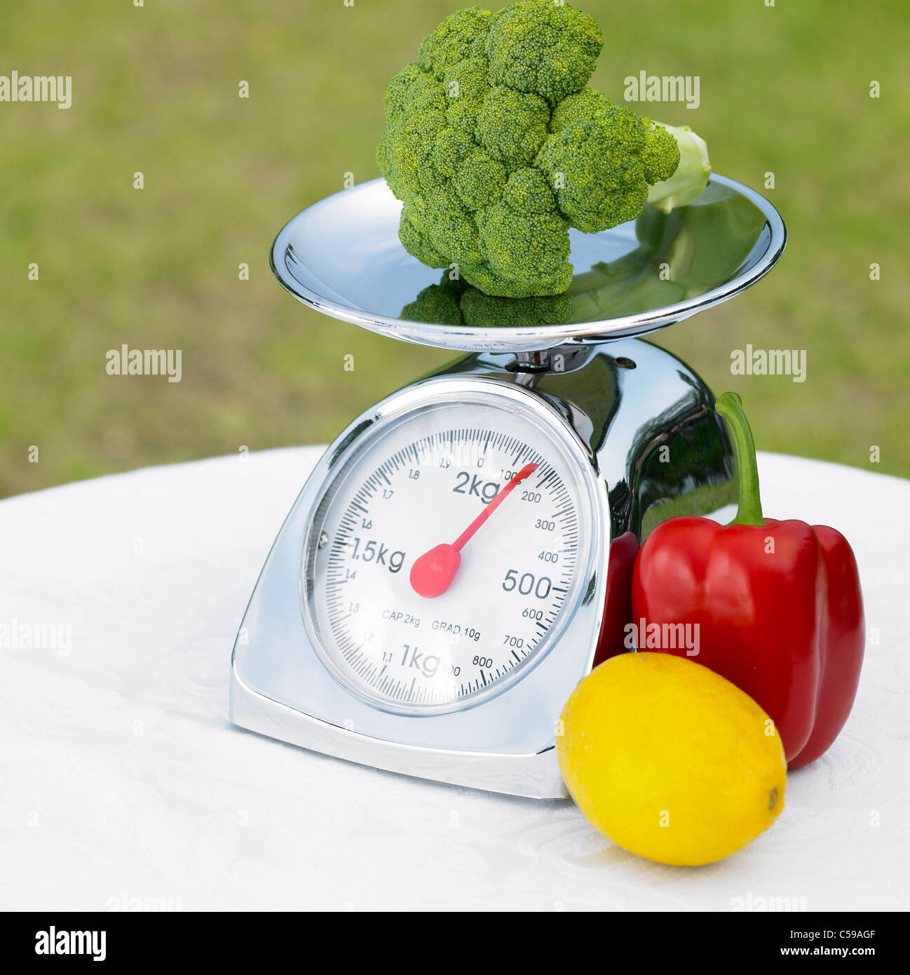 Vegetables On Weight Scale Stock Photo Alamy Vegetables On Weight Scale Stock Photo Alamy