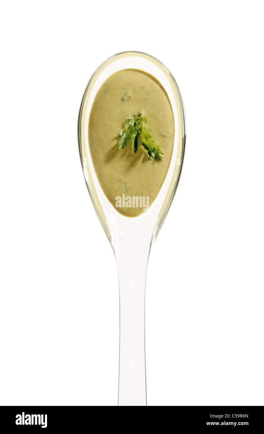 Curry yogurt dressing Stock Photo Alamy