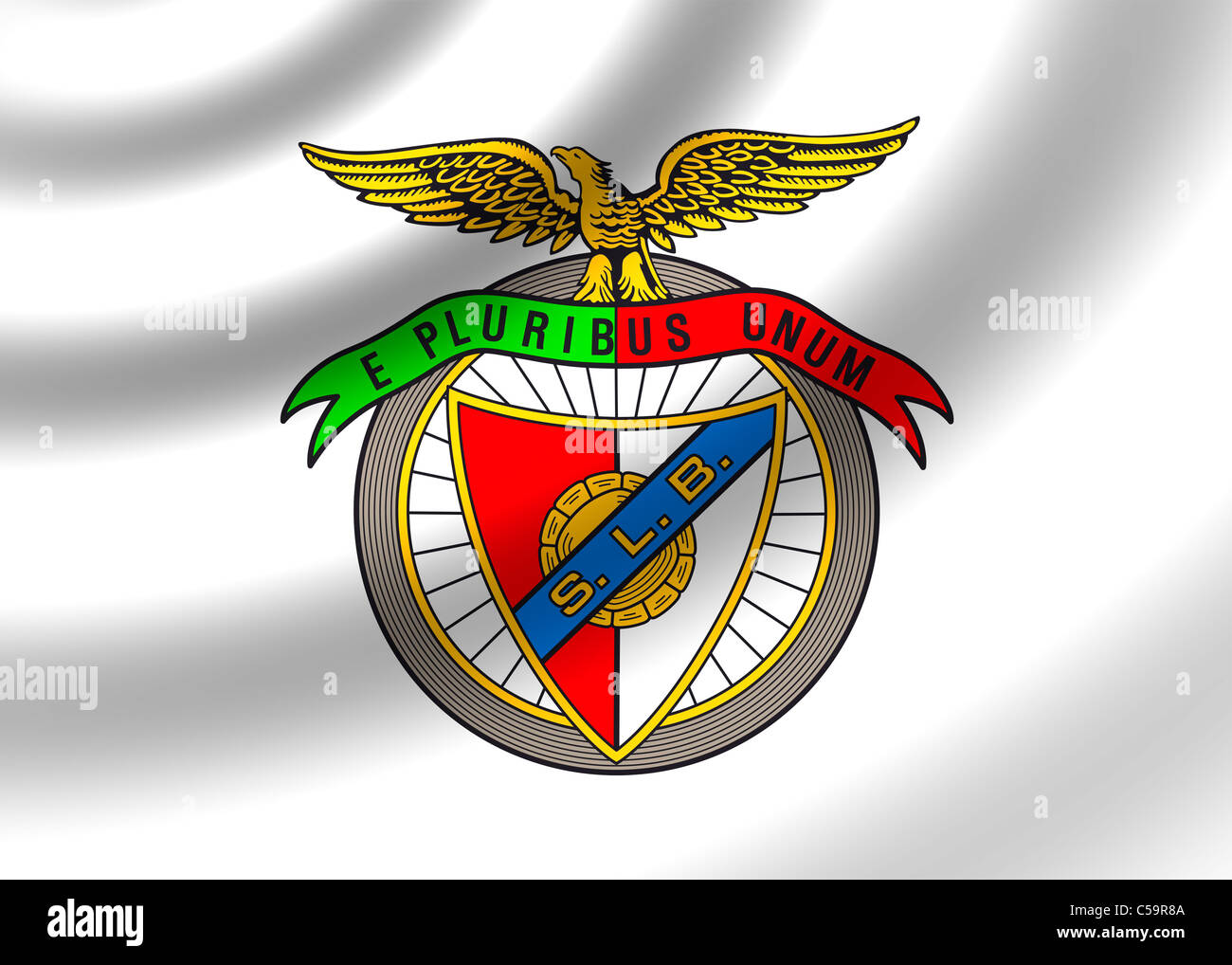 SL Benfica logo flag symbol emblem icon Stock Photo - Alamy