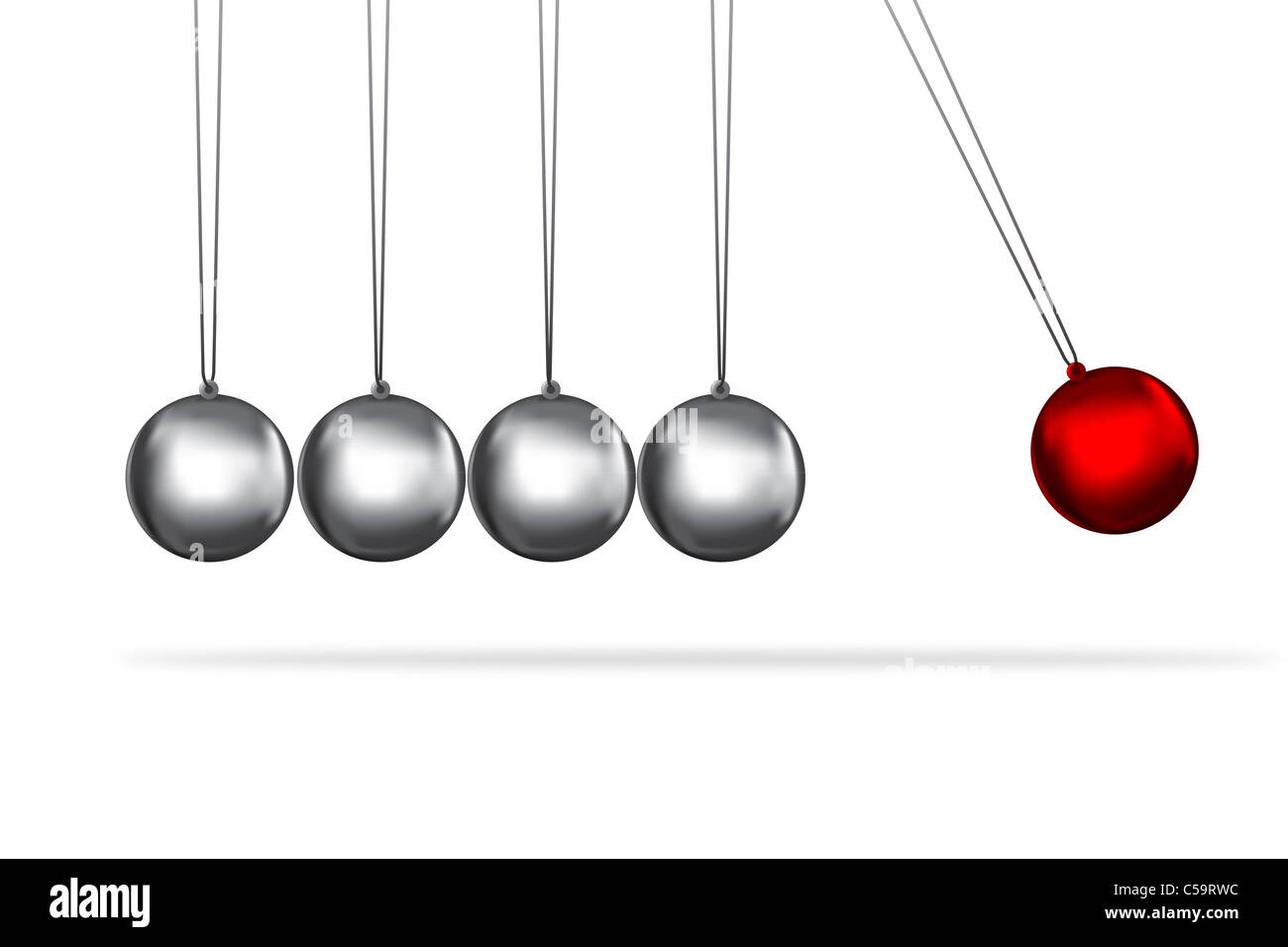 silver ball pendulum