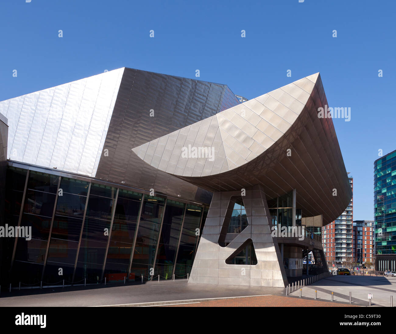Lowry Theatre, Salford Quays, Greater Manchester, England Stock Photo