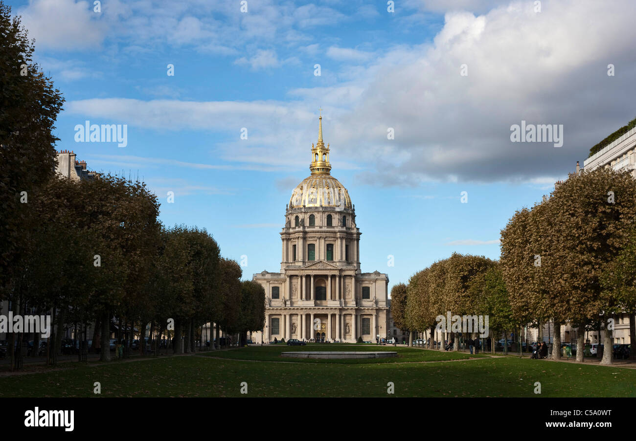 The rear of Napoleon's tomb. Paris. France Stock Photo