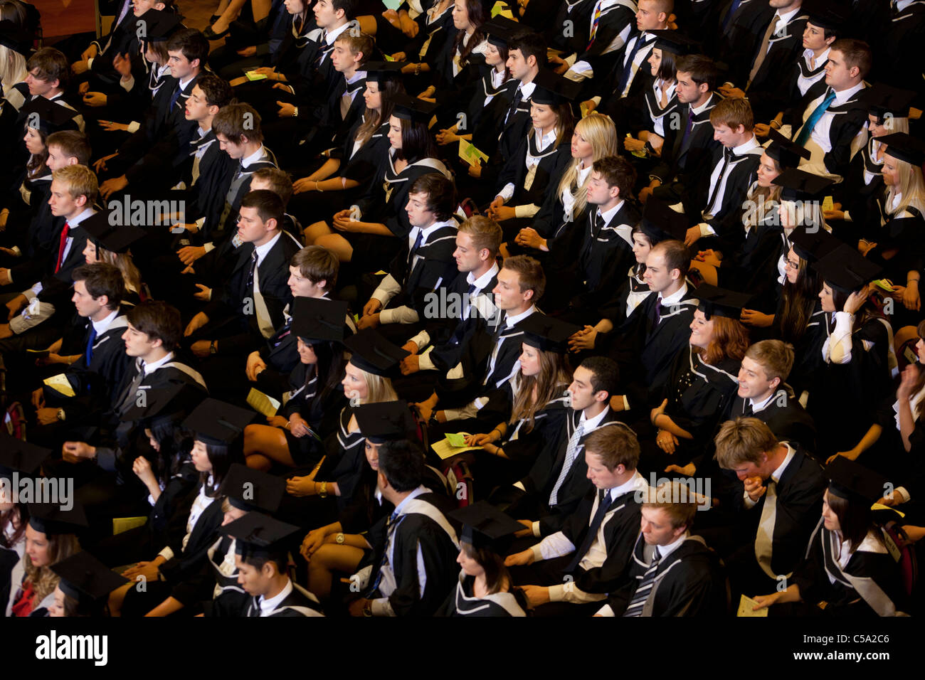 University of Birmingham graduation ceremonies. Graduates in the Great