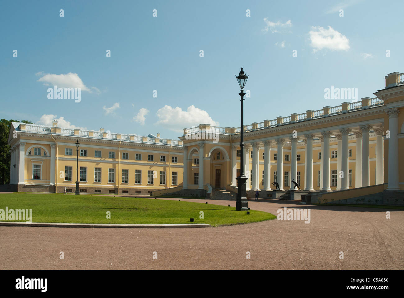 Alexander Palace in Pushkin. St.Petersburg, Russia Stock Photo Alamy