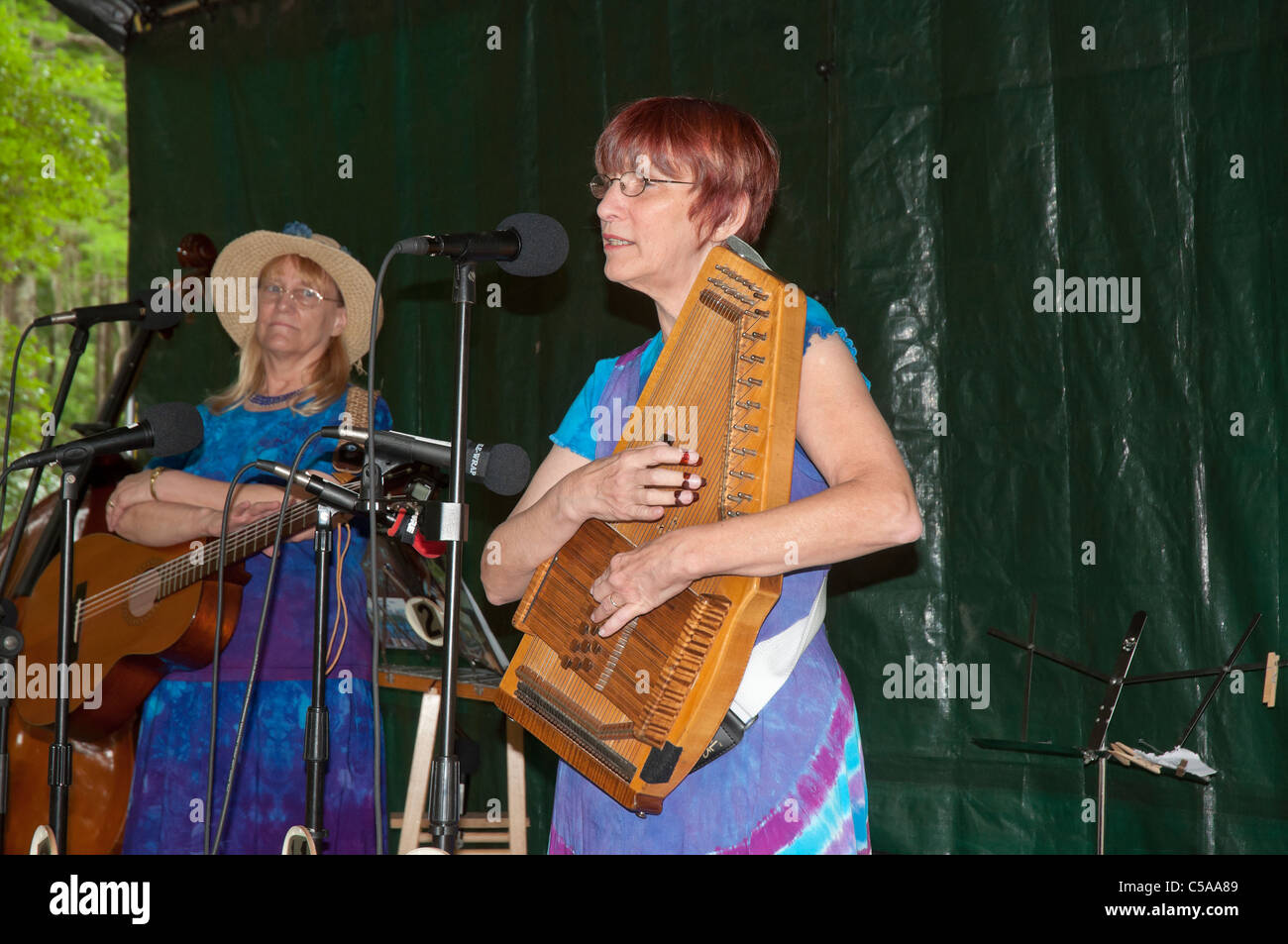 gospel and folk music party at Florida's Manatee Springs State Park