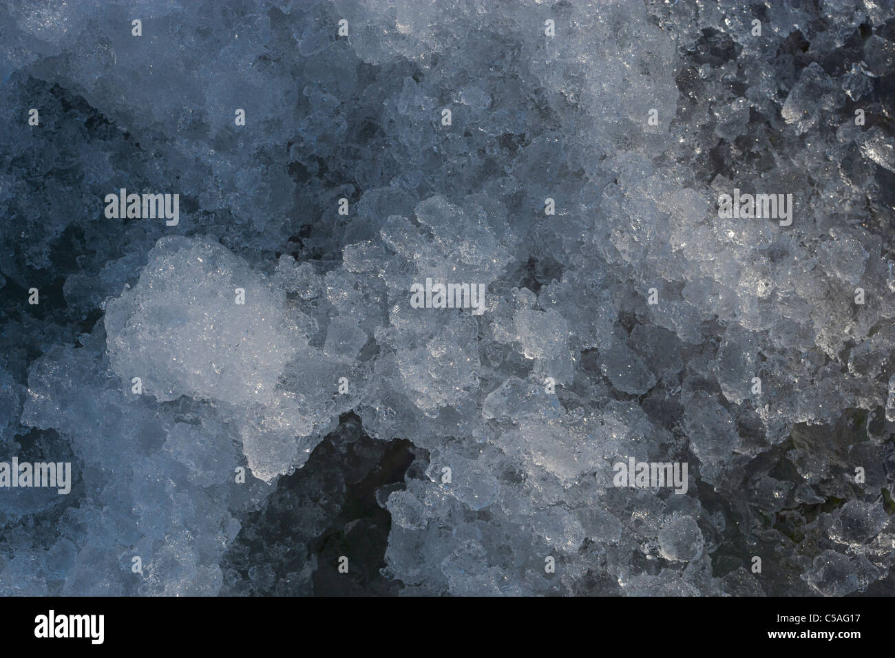 Crushed ice for drinks Stock Photo Alamy