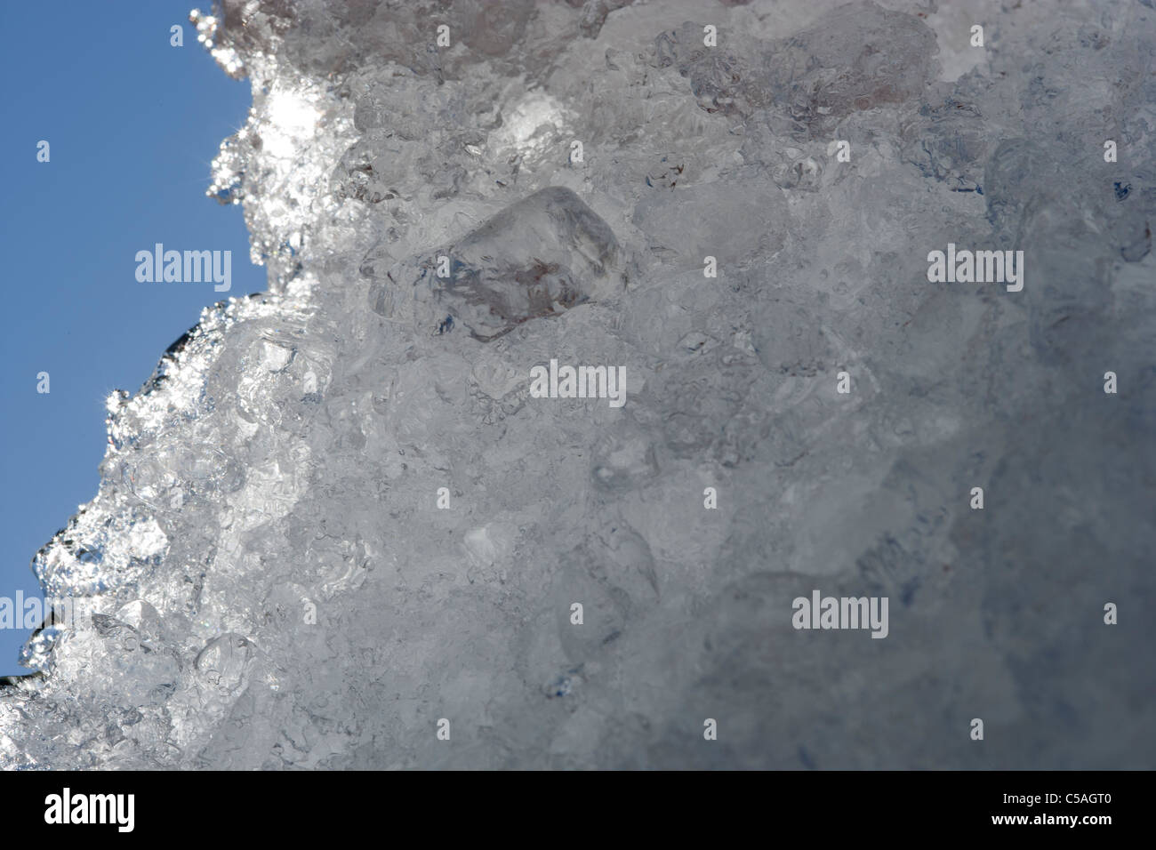 crushed ice for drinks Stock Photo Alamy