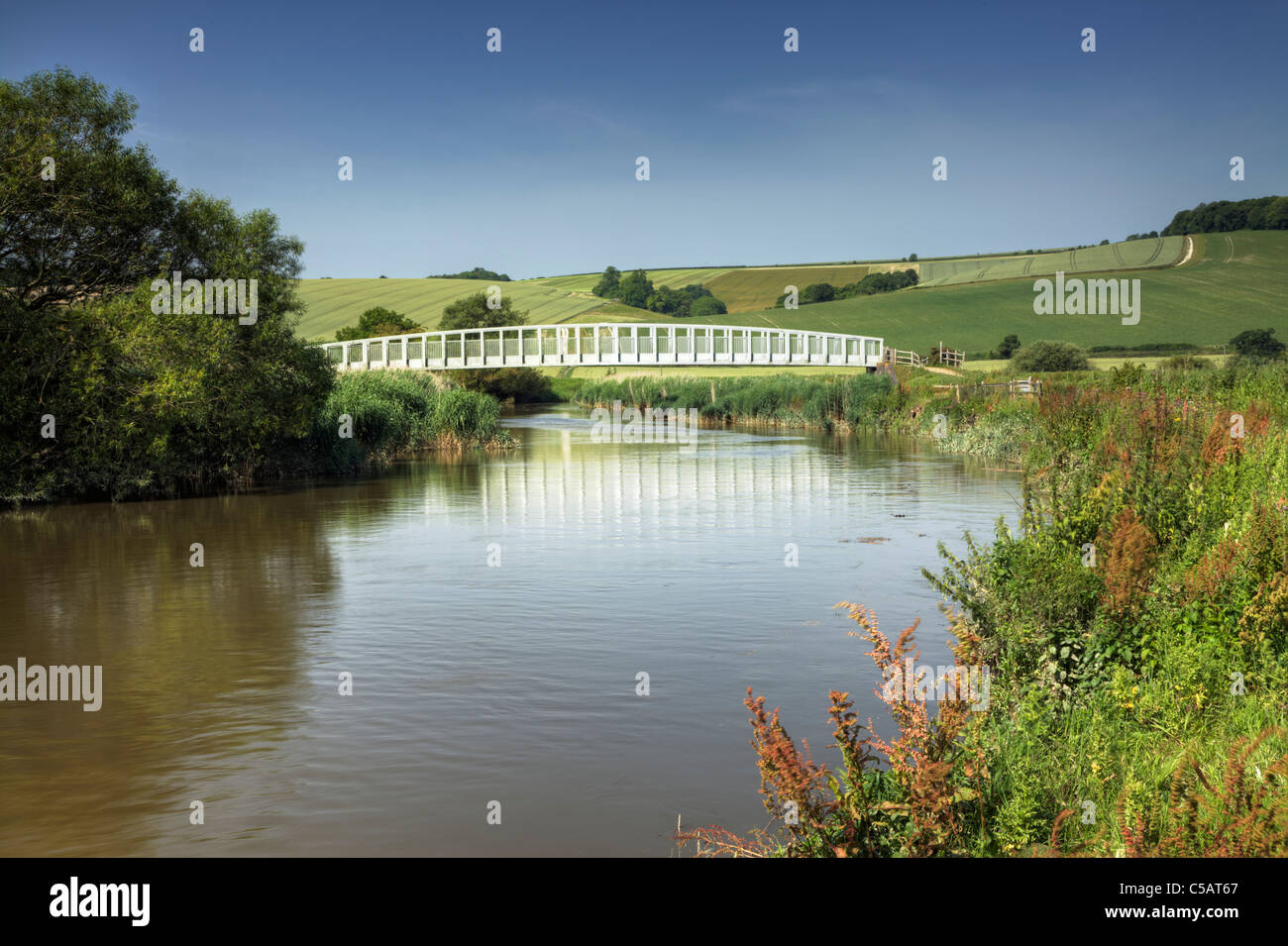River Aran, Amberley, West Sussex Stock Photo
