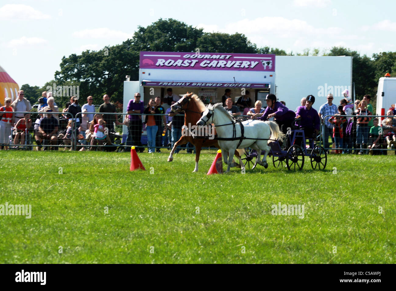 Scurry racing at Cheshire game and country show at Cheshire Show Ground Tabley Cheshire England Stock Photo