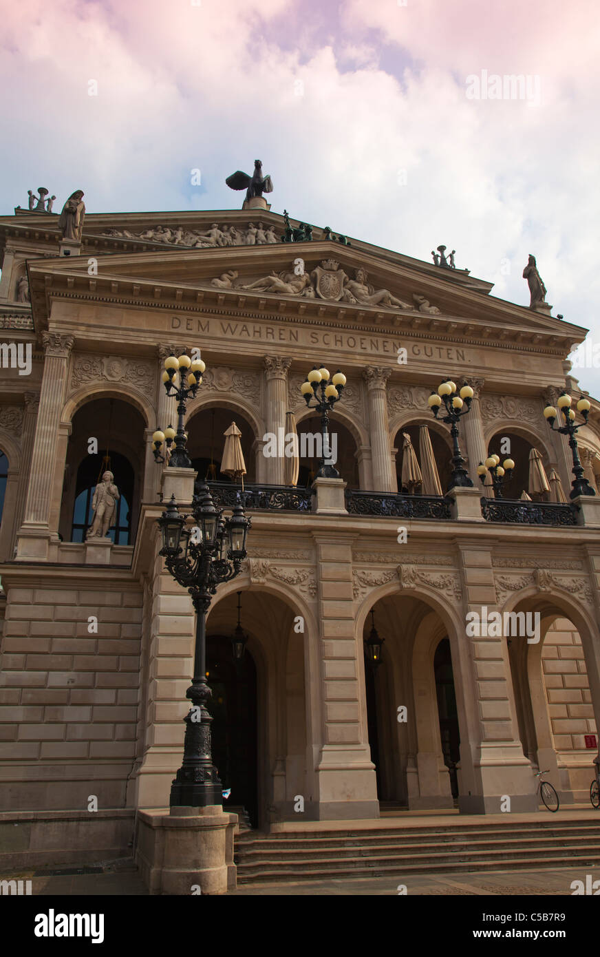 Alte Oper old opera house Frankfurt Germany Stock Photo