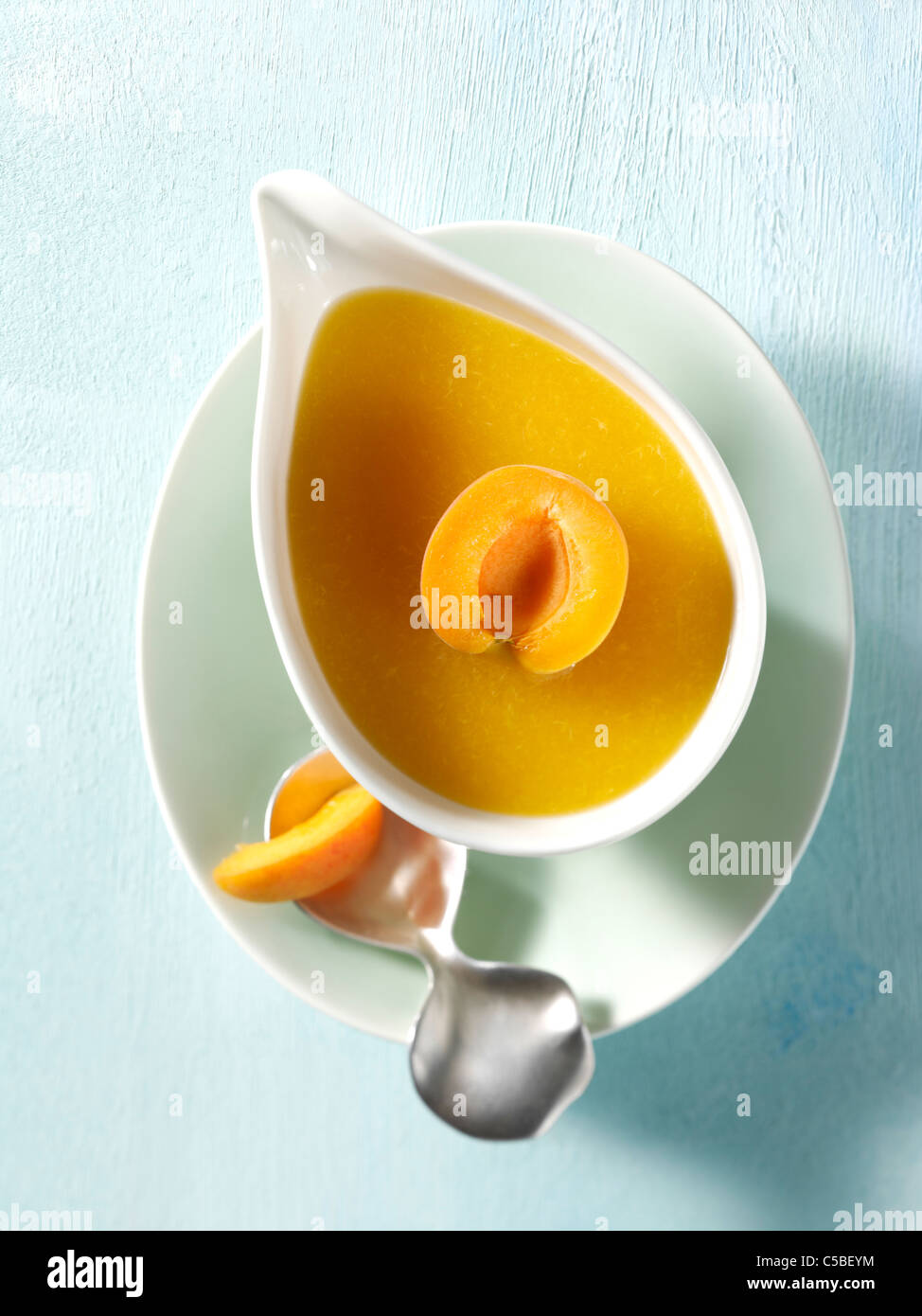 Sweet apricot sauce Stock Photo Alamy