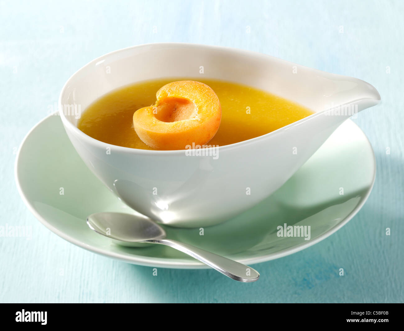 Sweet apricot sauce Stock Photo Alamy