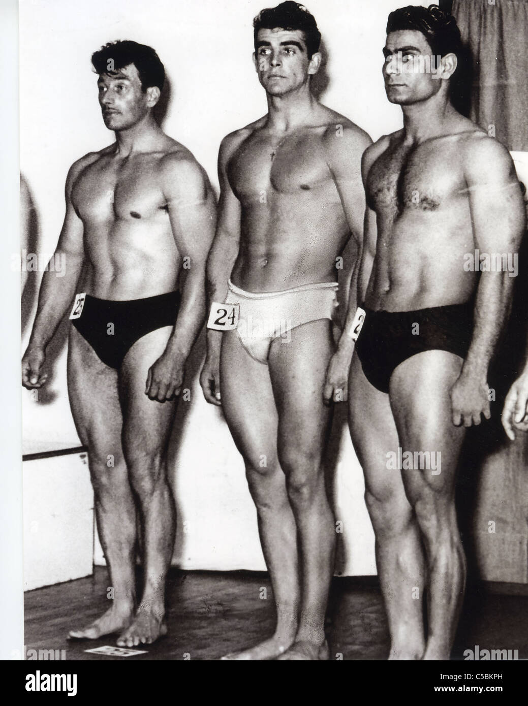SEAN CONNERY representing Scotland in the 1953 Mr Universe contest Stock  Photo - Alamy