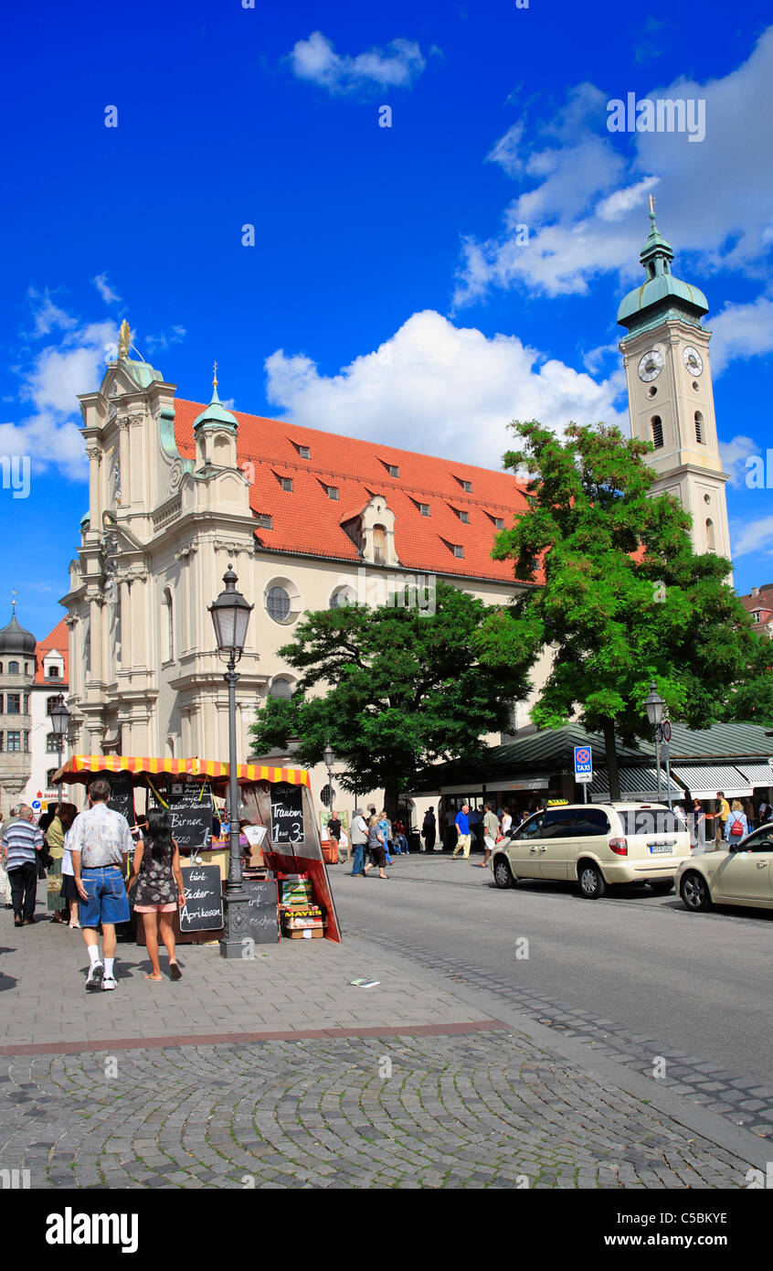 Germany munich holy ghost church hi-res stock photography and images - Alamy