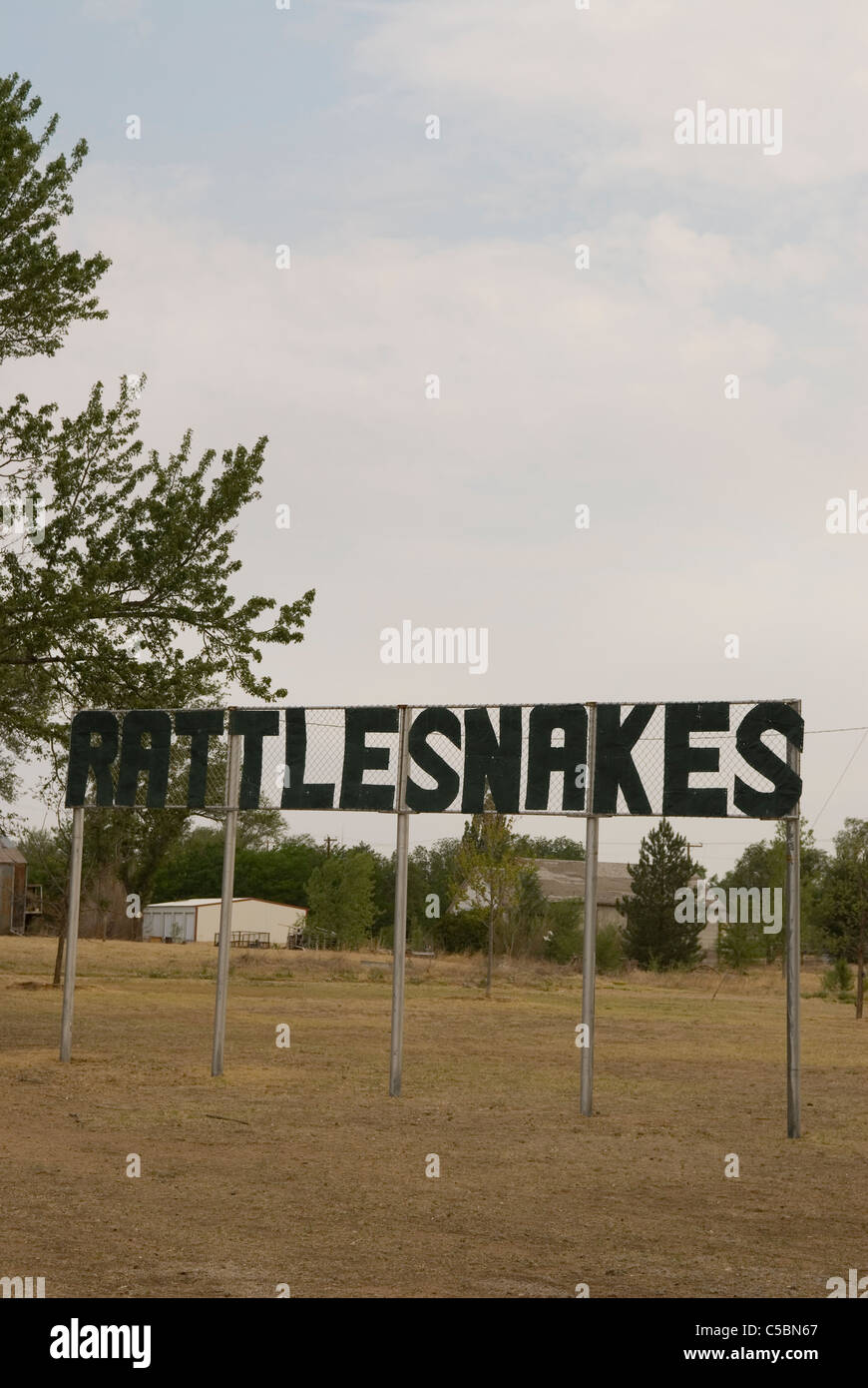 M R Snakes. Sign Snakes of texas hi-res stock photography and images - Alamy