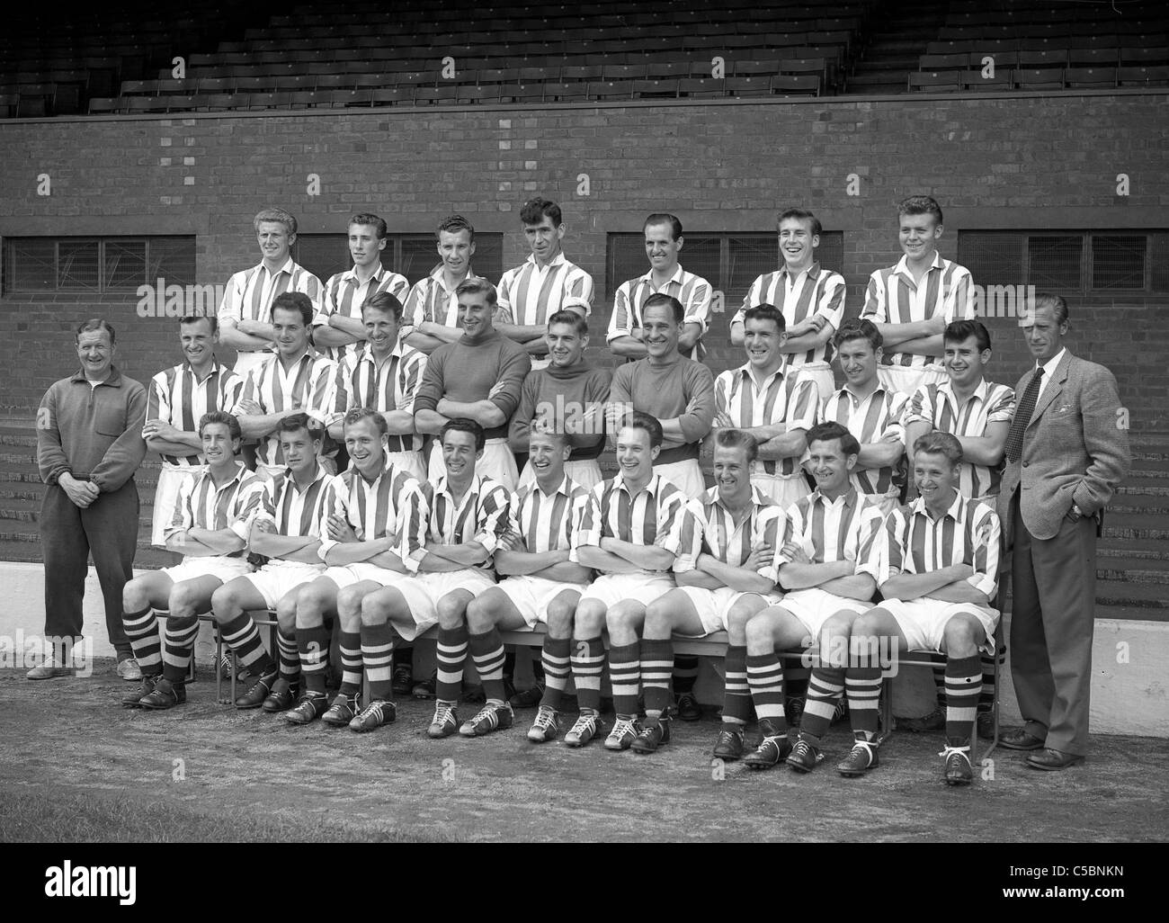 West Bromwich Albion football team 1950s 31/7/ Stock Photo