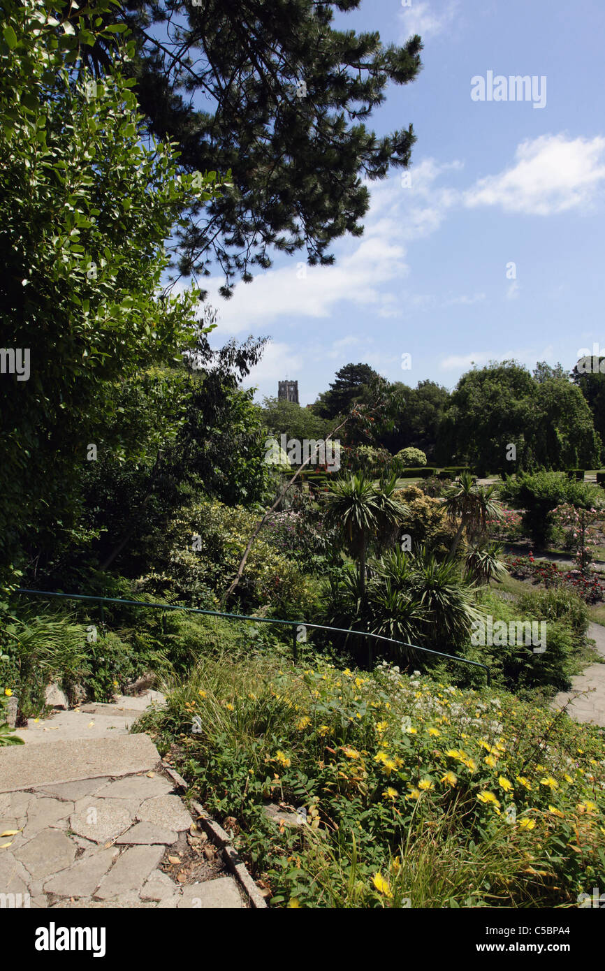 Kingsnorth Gardens Folkestone Stock Photo Alamy