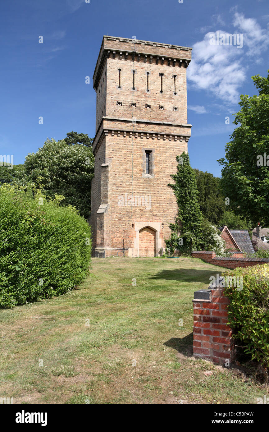 Water tower Ashby-de-la-zouch Stock Photo