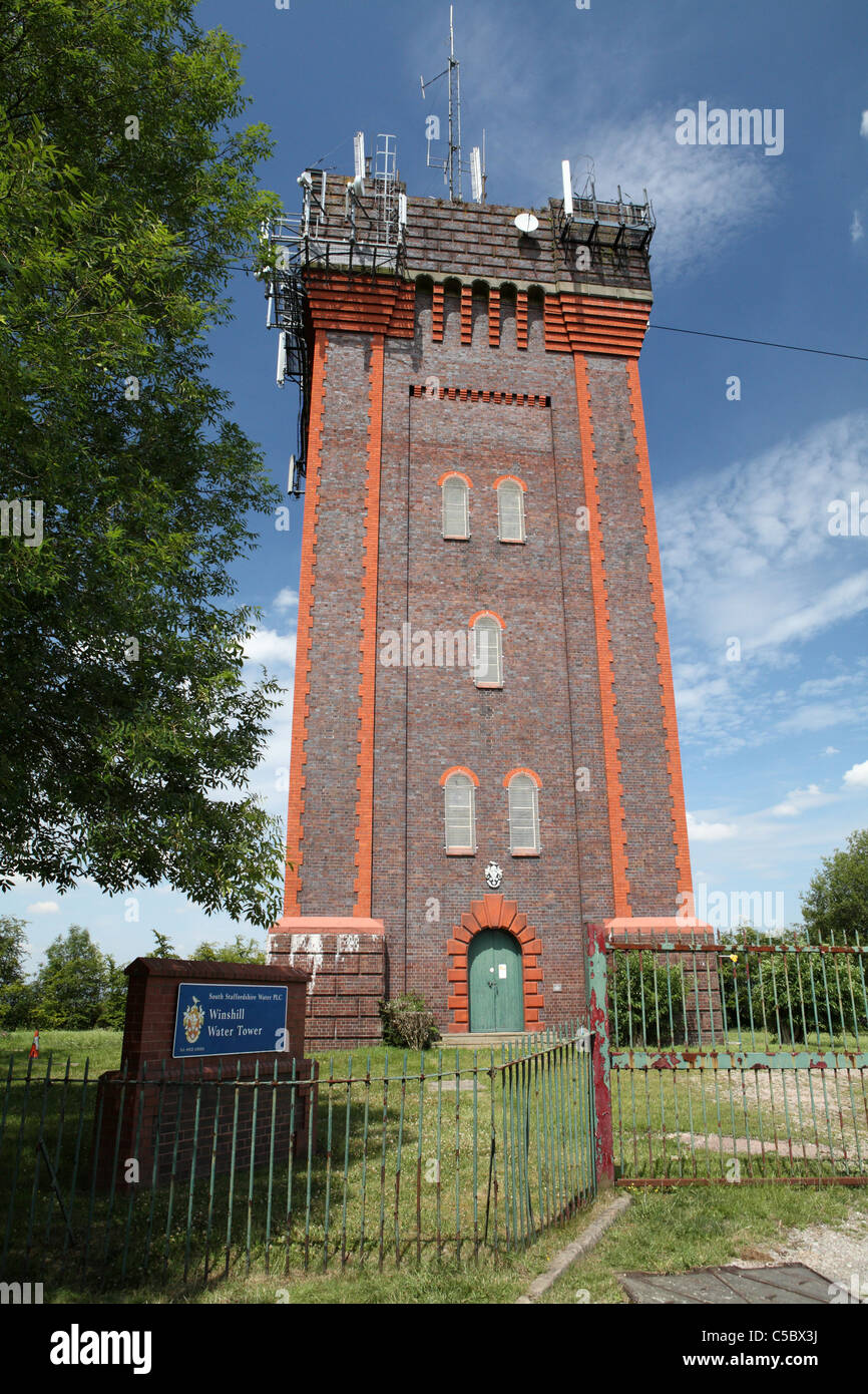 Winshill Water Tower Burton upon Trent Staffordshire Stock Photo Alamy