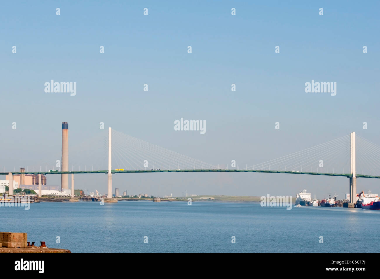 Dartford Bridge from Greenhithe Stock Photo Alamy