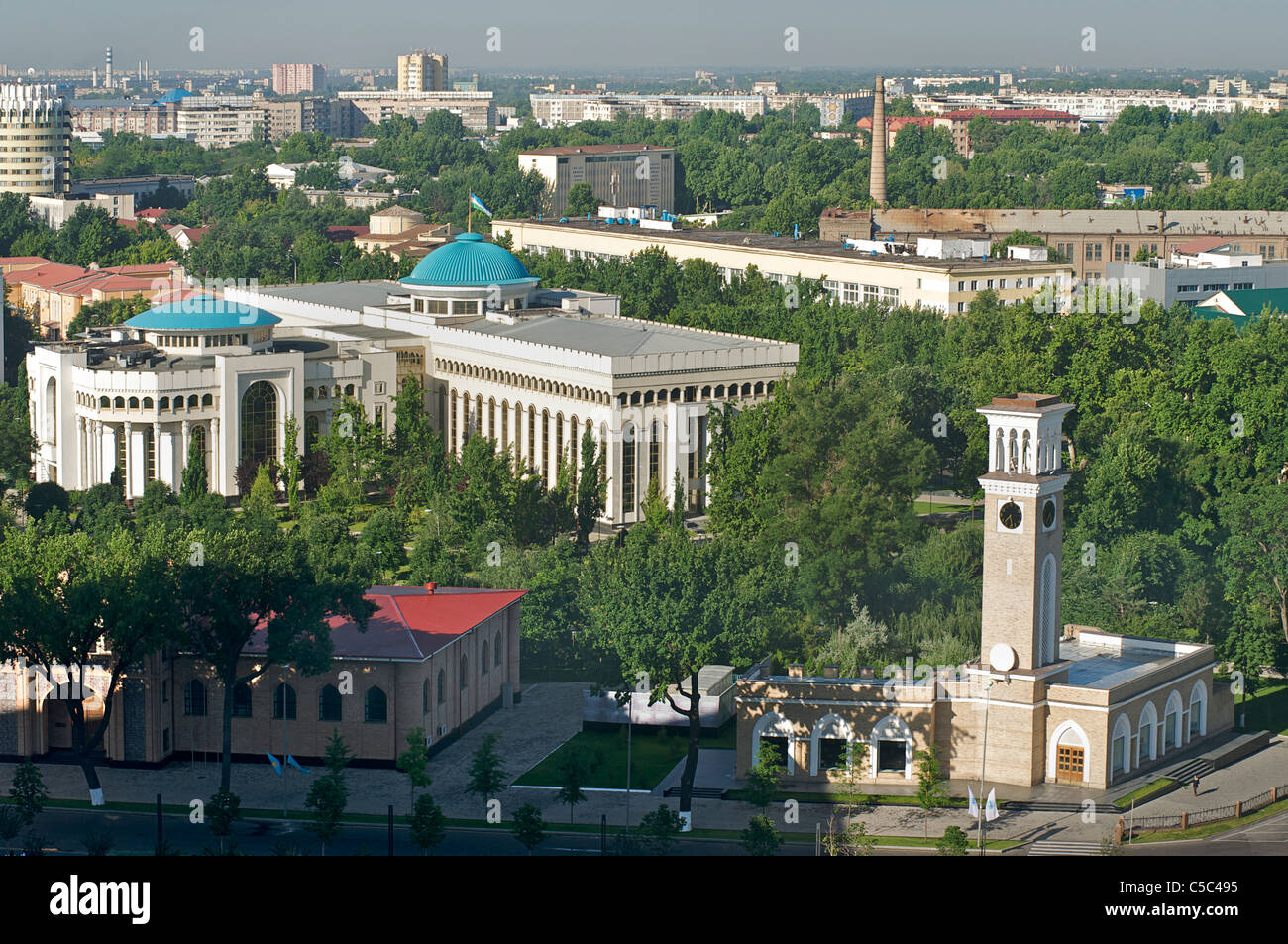 Kuranti Clock Tower, Tashkent, Uzbekistan Stock Photo Alamy
