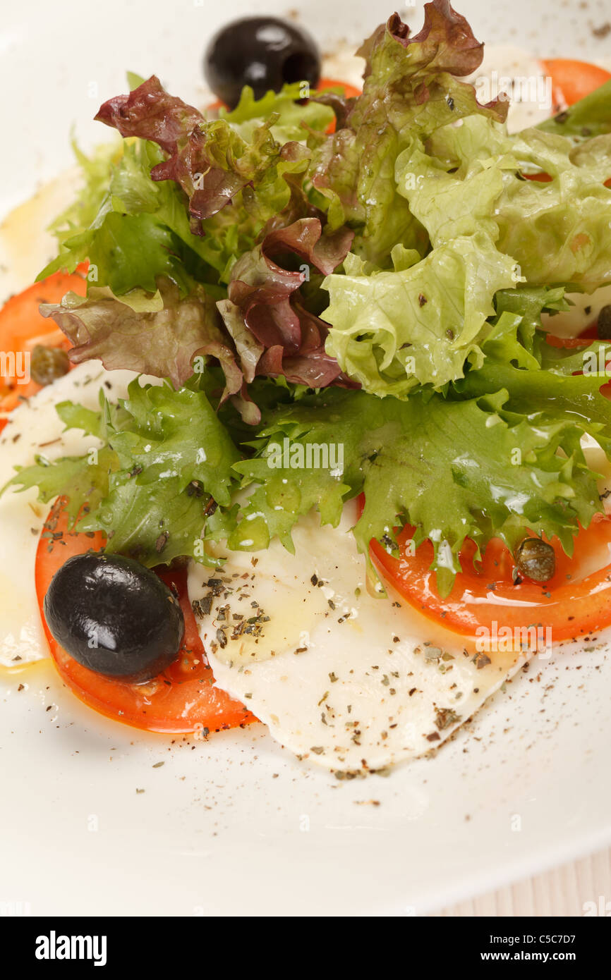 mozzarella and tomato Stock Photo - Alamy