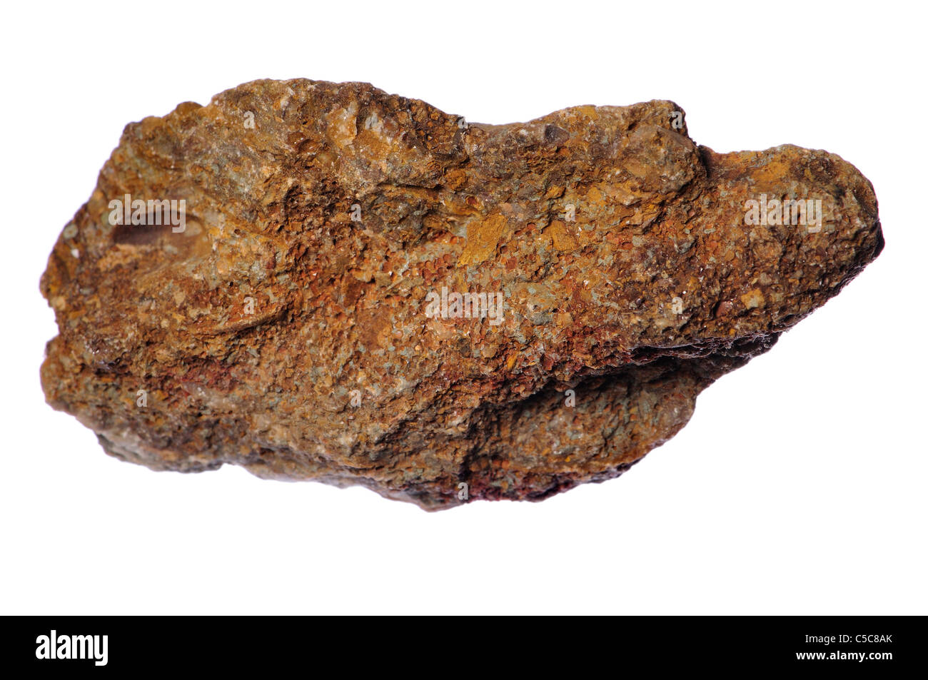 Limonite (Italy) Iron Oxide Stock Photo